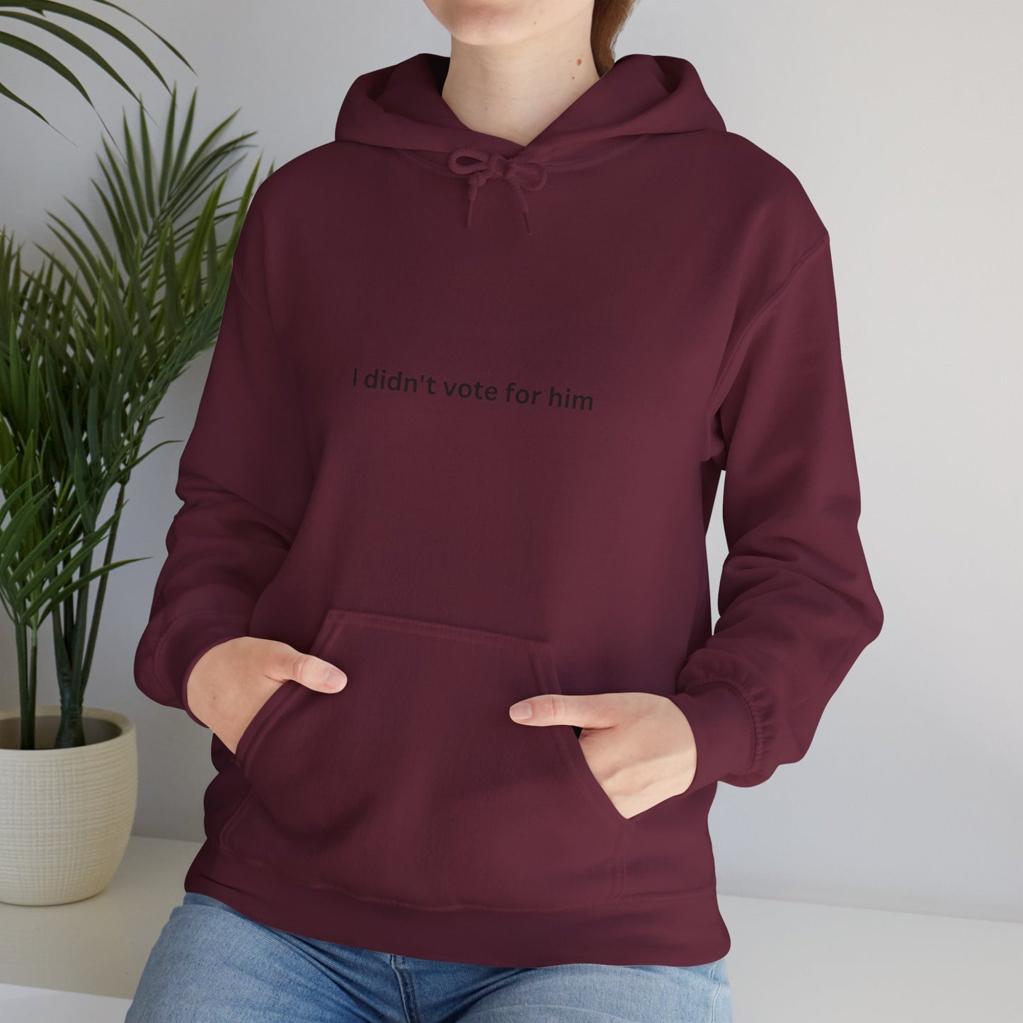 I Didn't Vote for Him Unisex Heavy Blend™ Hooded Sweatshirt