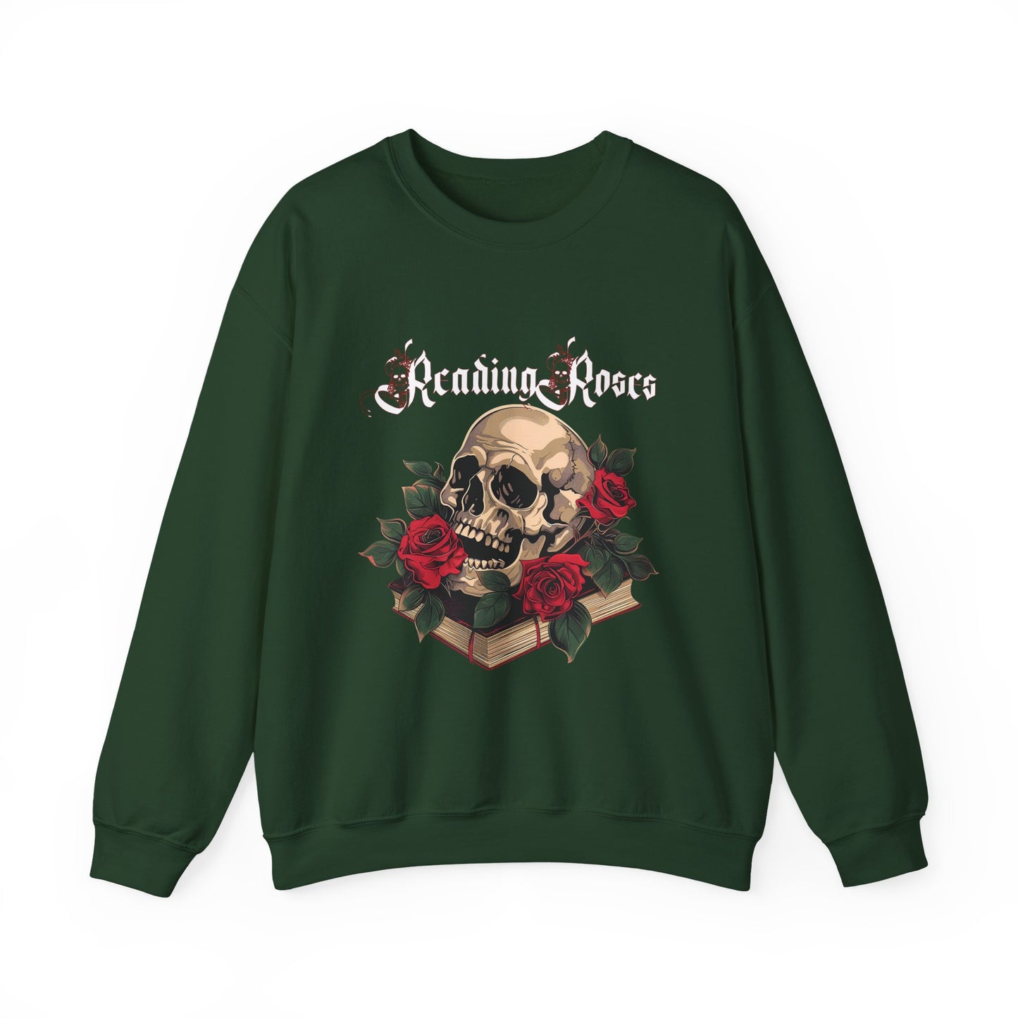 Reading Roses Crewneck Sweatshirt WtLtr