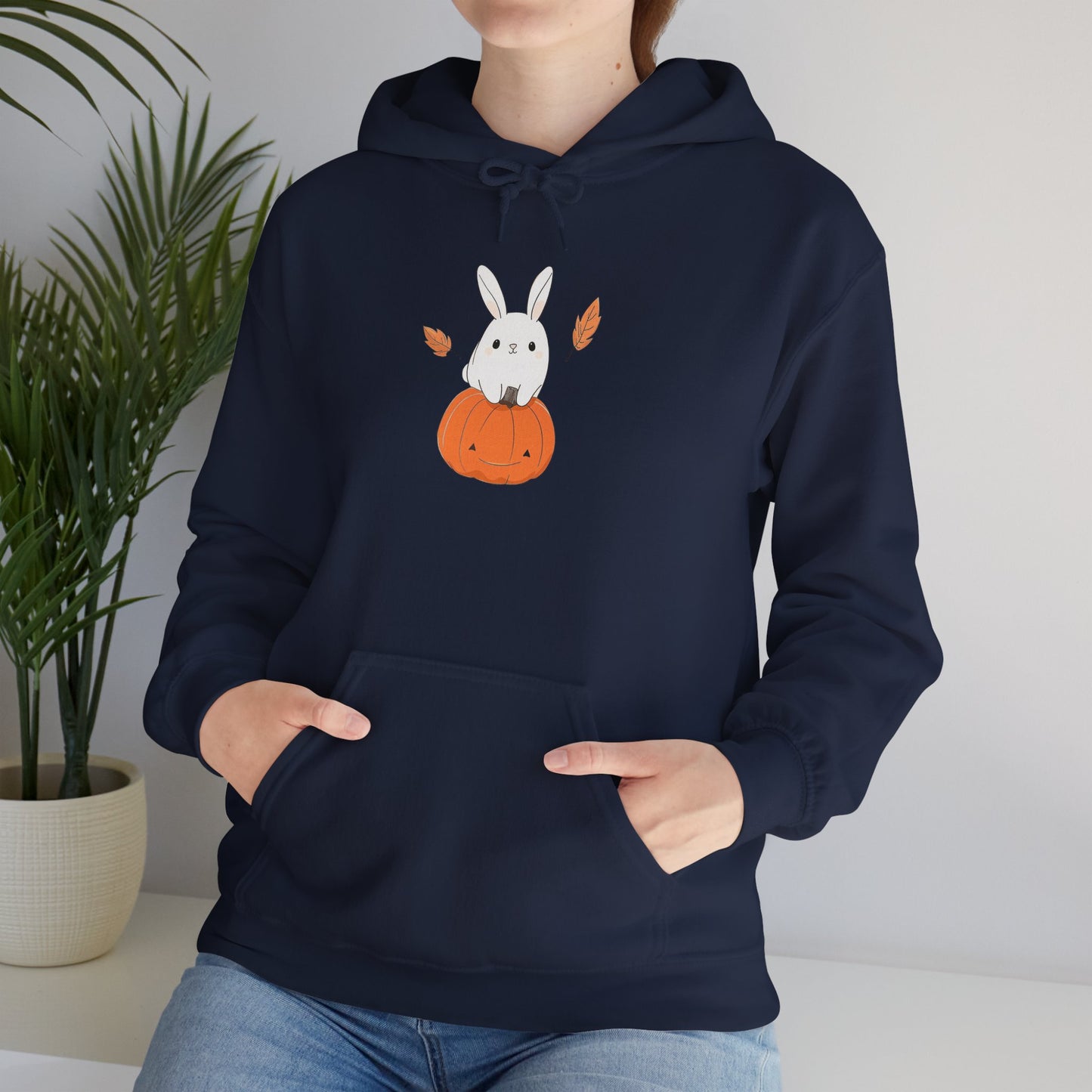 Cute Bunny Pumpkin Hoodie