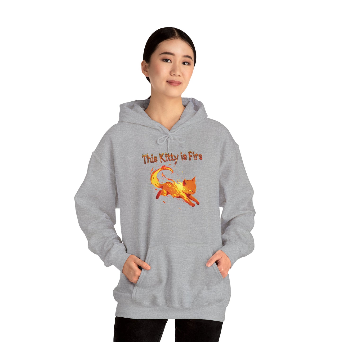 This Kitty is Fire Unisex Hoodie