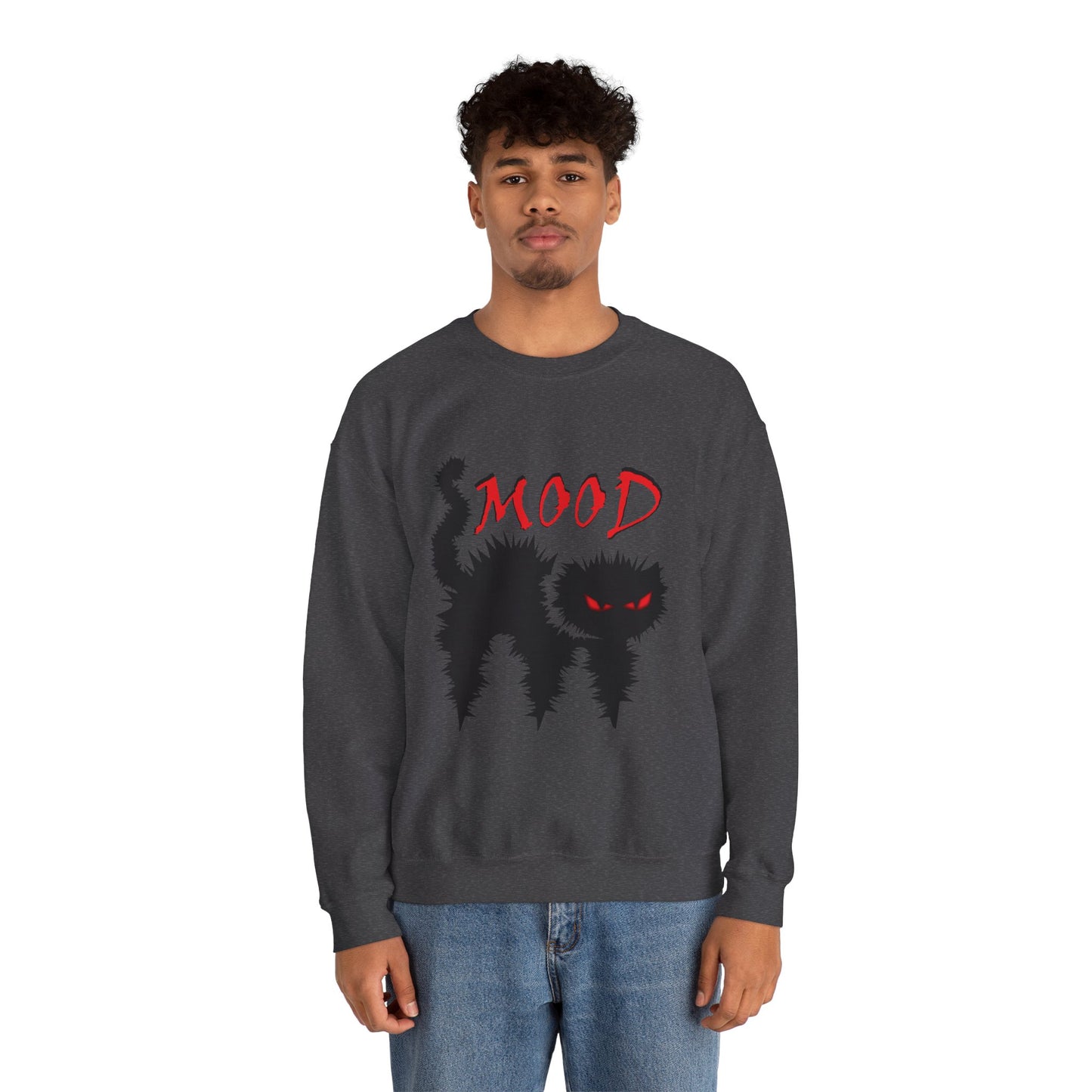 Mood Cat Unisex Crewneck Sweatshirt