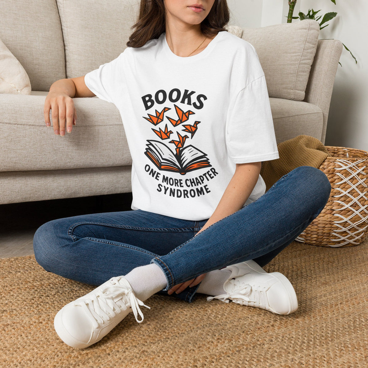 Books "One More Chapter Syndrome" T-Shirt — Reader Gift Tee