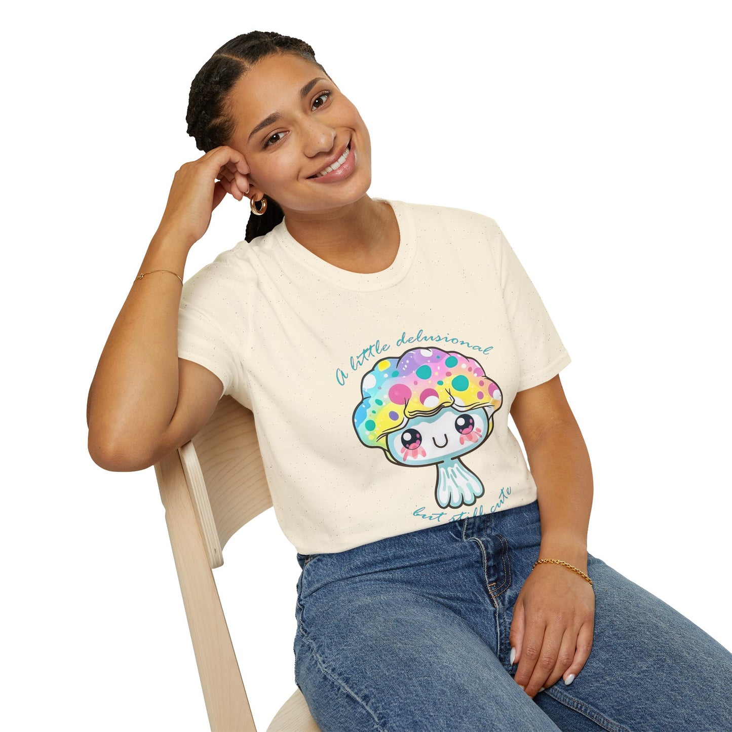 Little Delusional but Still Cute Jellyfish Graphic T-Shirt - A Little Delusional