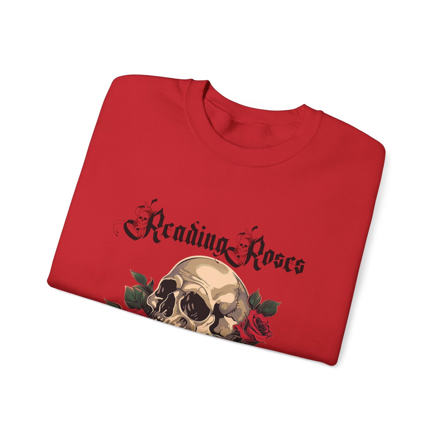 Reading Roses Crewneck Sweatshirt BkLtr