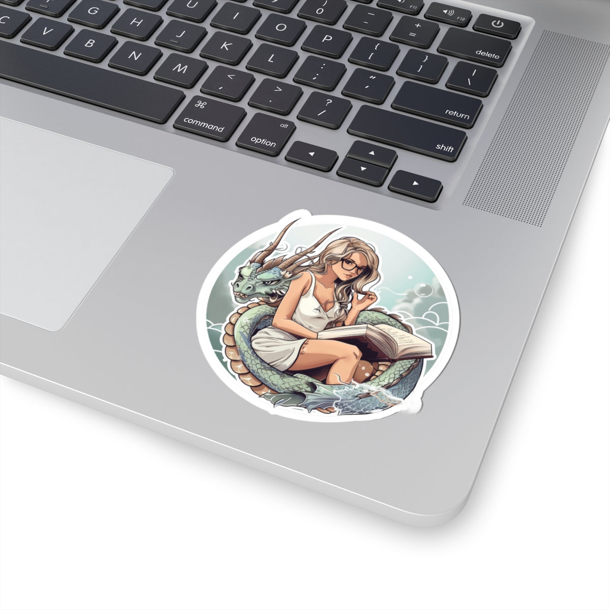 Enchanting Fantasy Dragon Kiss-Cut Sticker