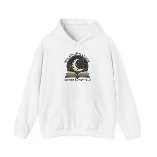 Just One More Chapter - Midnight Readers Club Hoodie for Book Lovers