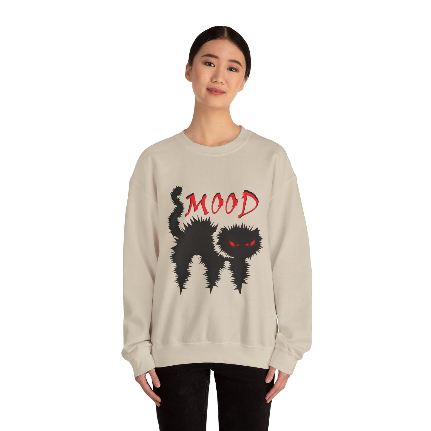 Mood Cat Unisex Crewneck Sweatshirt
