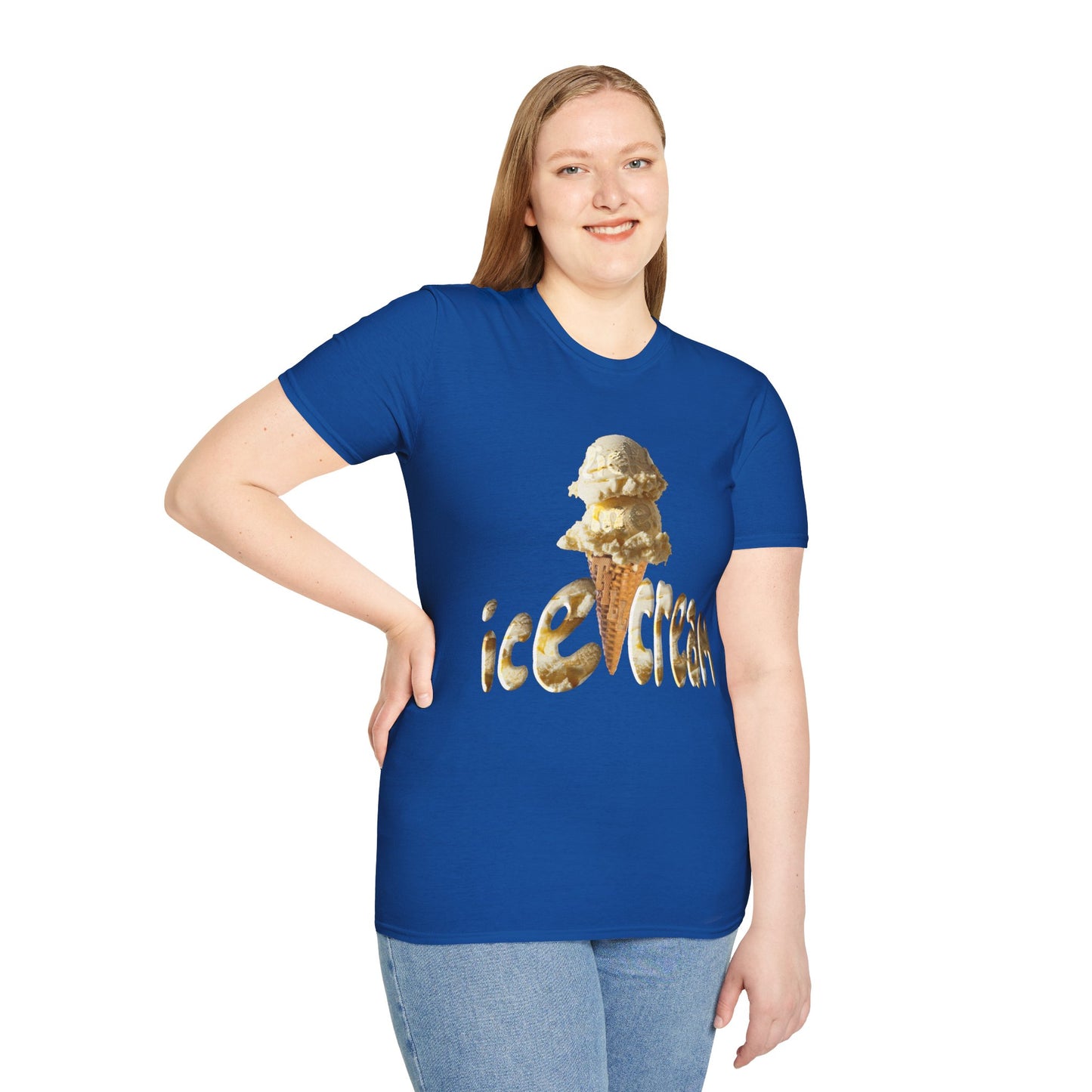 Lick Me Till Ice Cream Lover Unisex Softstyle T-Shirt