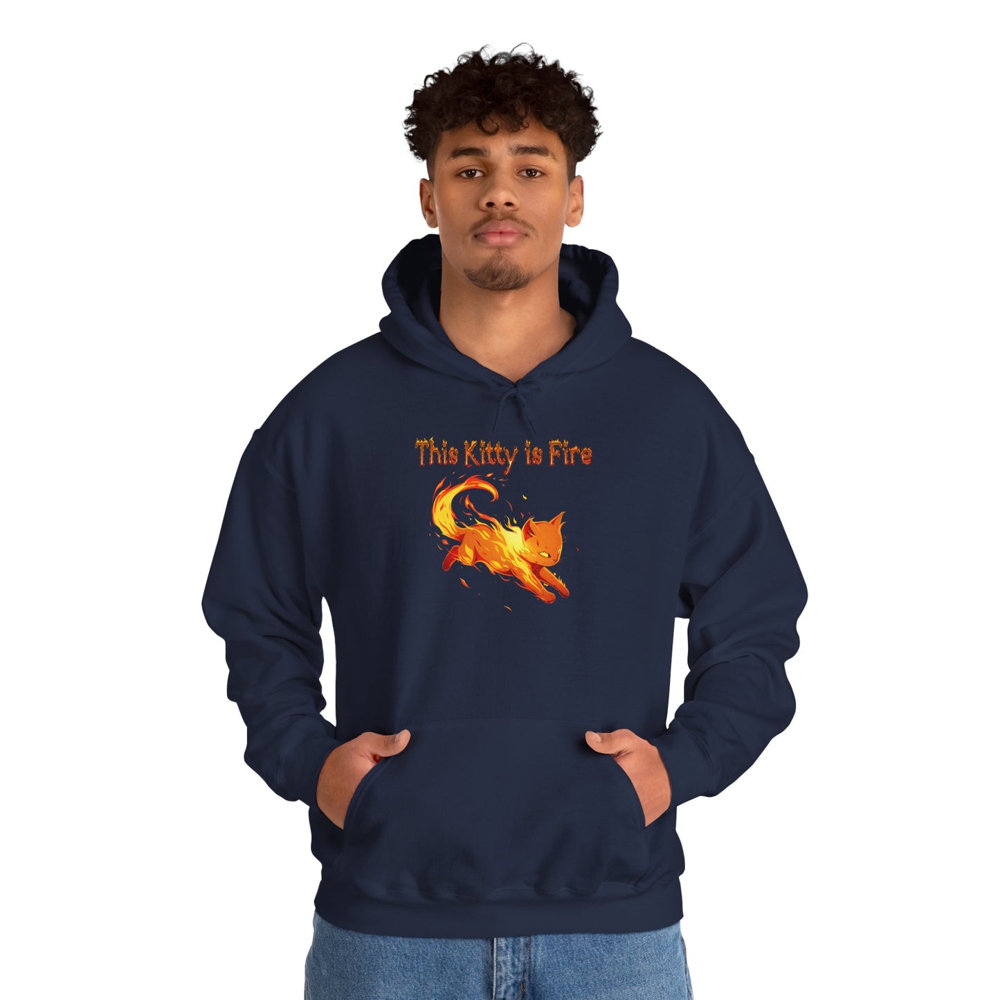 This Kitty is Fire Unisex Hoodie