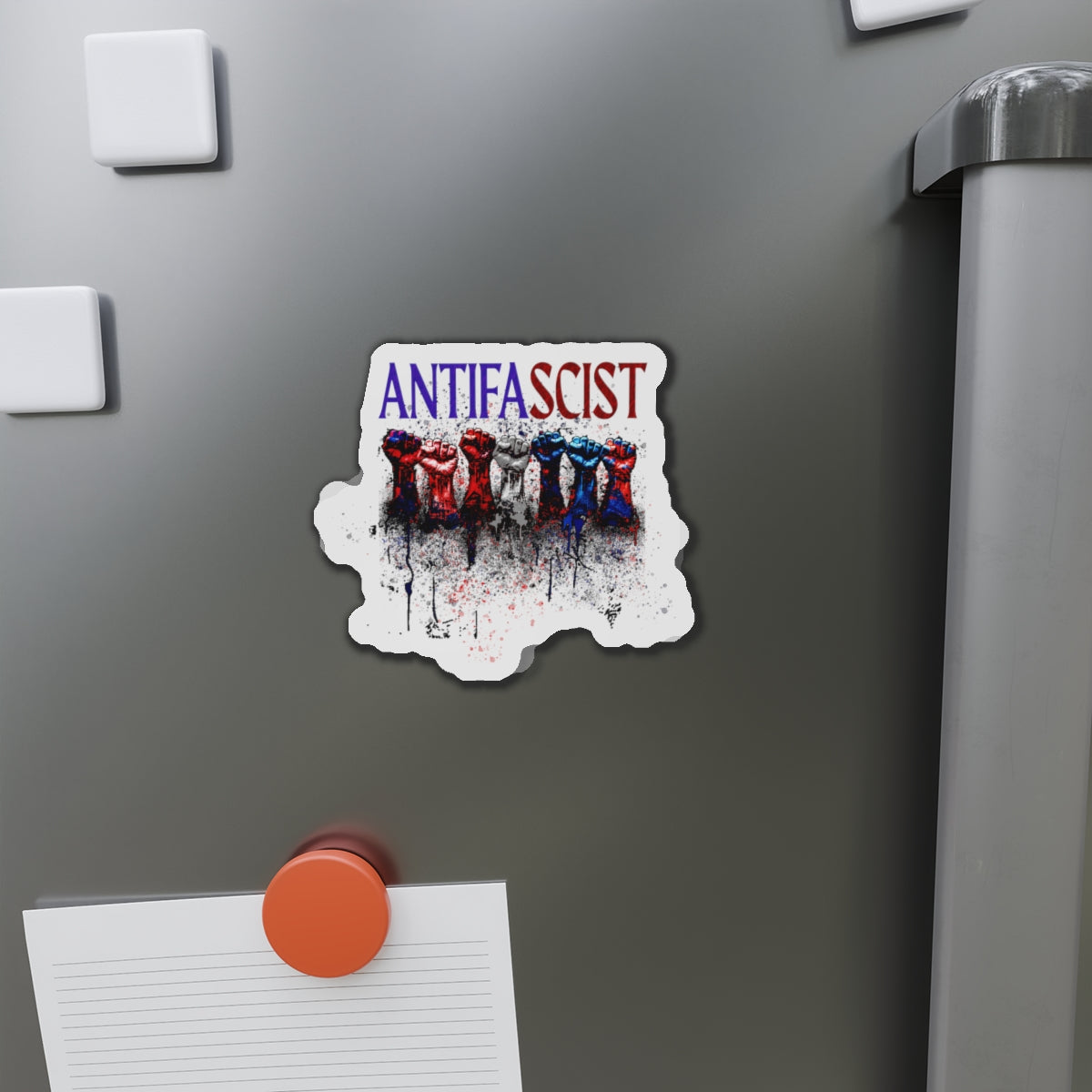 Antifascist Die-Cut Magnet