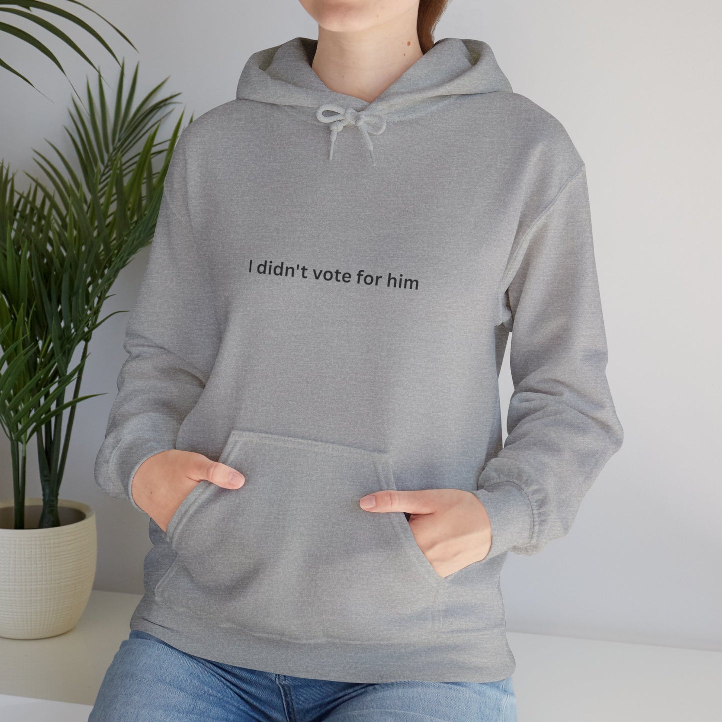 I Didn't Vote for Him Unisex Heavy Blend™ Hooded Sweatshirt