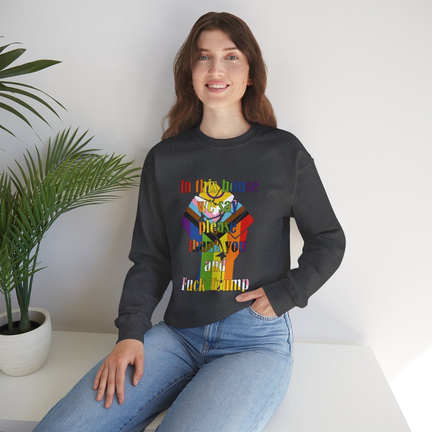 In This House Crewneck Sweatshirt