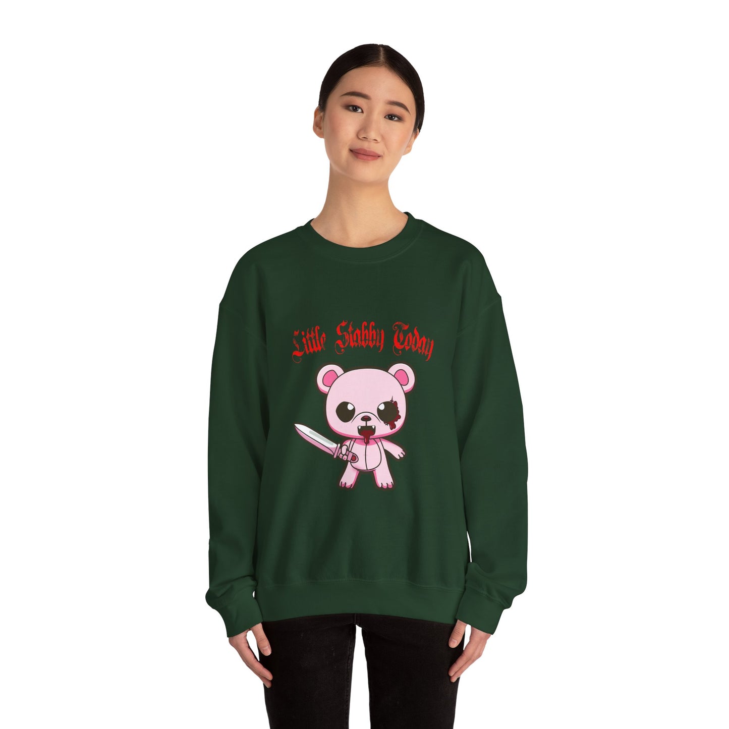 Little Stabby Today Bear Sweatshirt