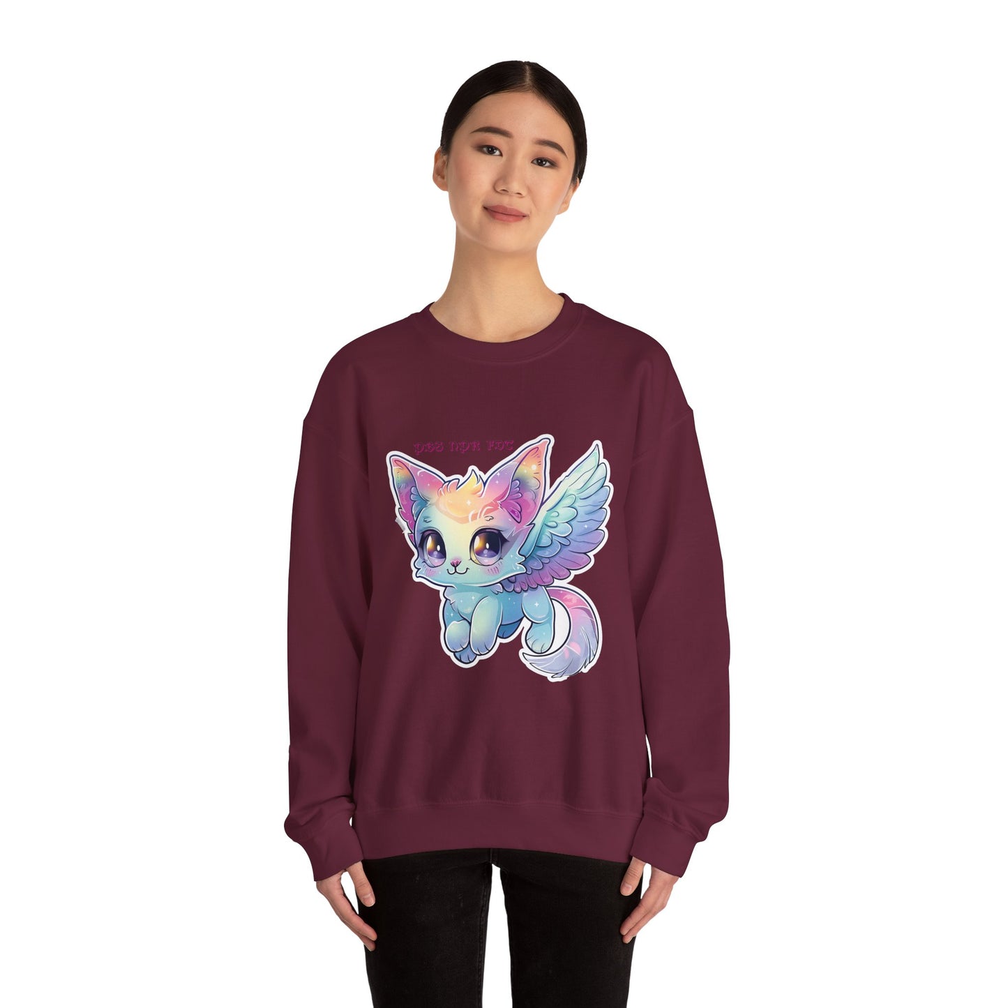 PBS NPR FDT Fantasy Cat Crewneck Sweatshirt