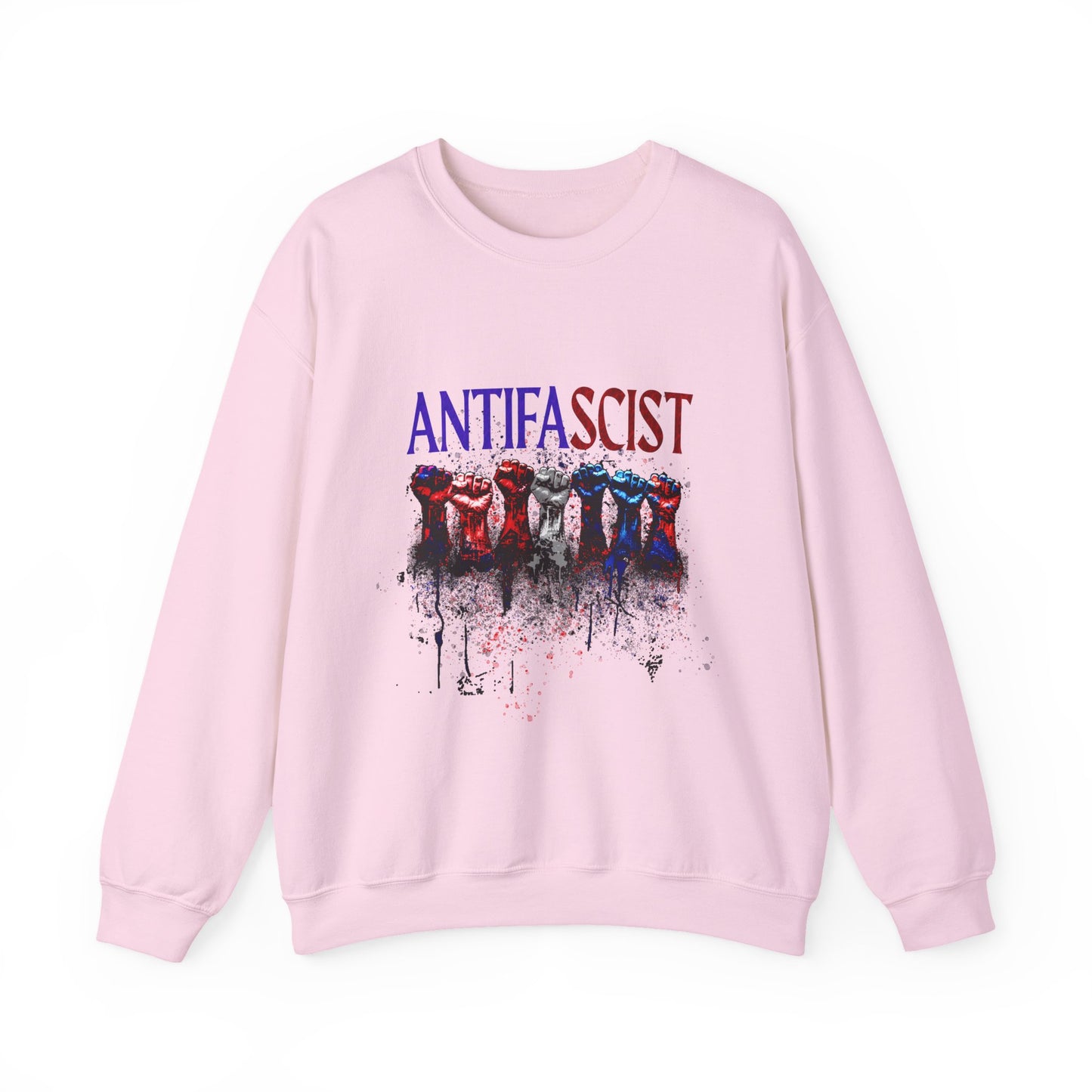 Antifascist Crewneck Sweatshirt Unisex Heavy Blend™