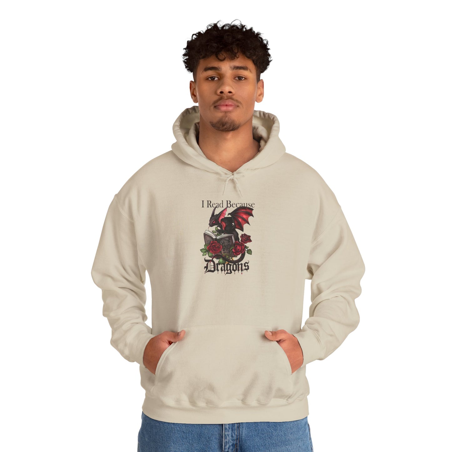 I Read Because Dragons Unisex Hoodie -