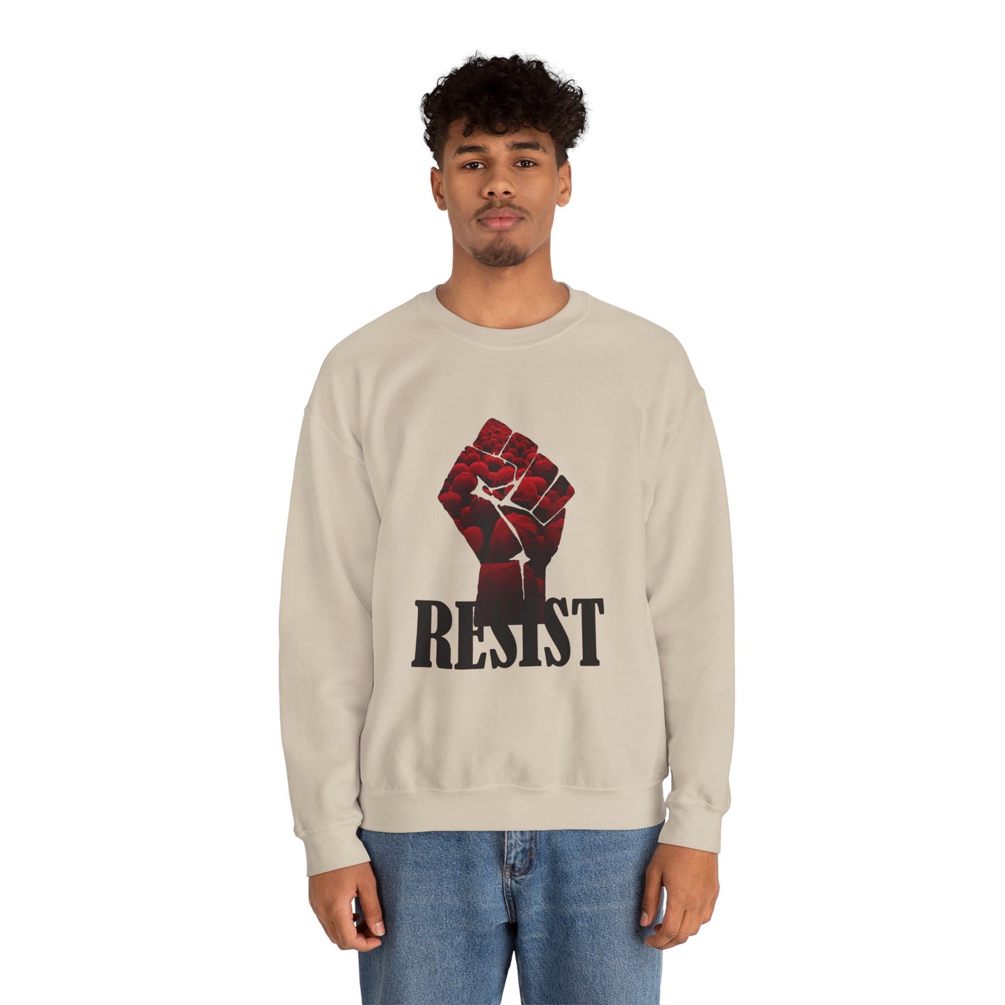 Resist the Red Hats Heavy Blend™ Crewneck Sweatshirt