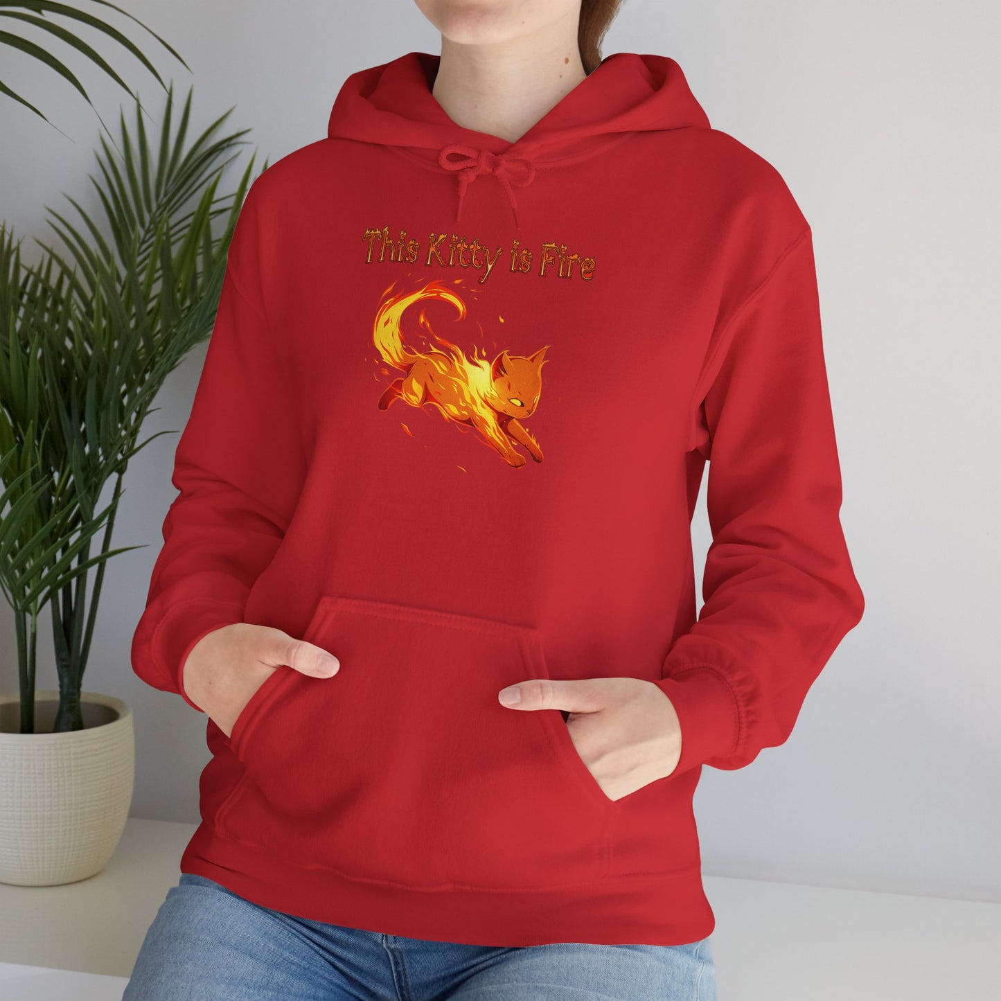 This Kitty is Fire Unisex Hoodie