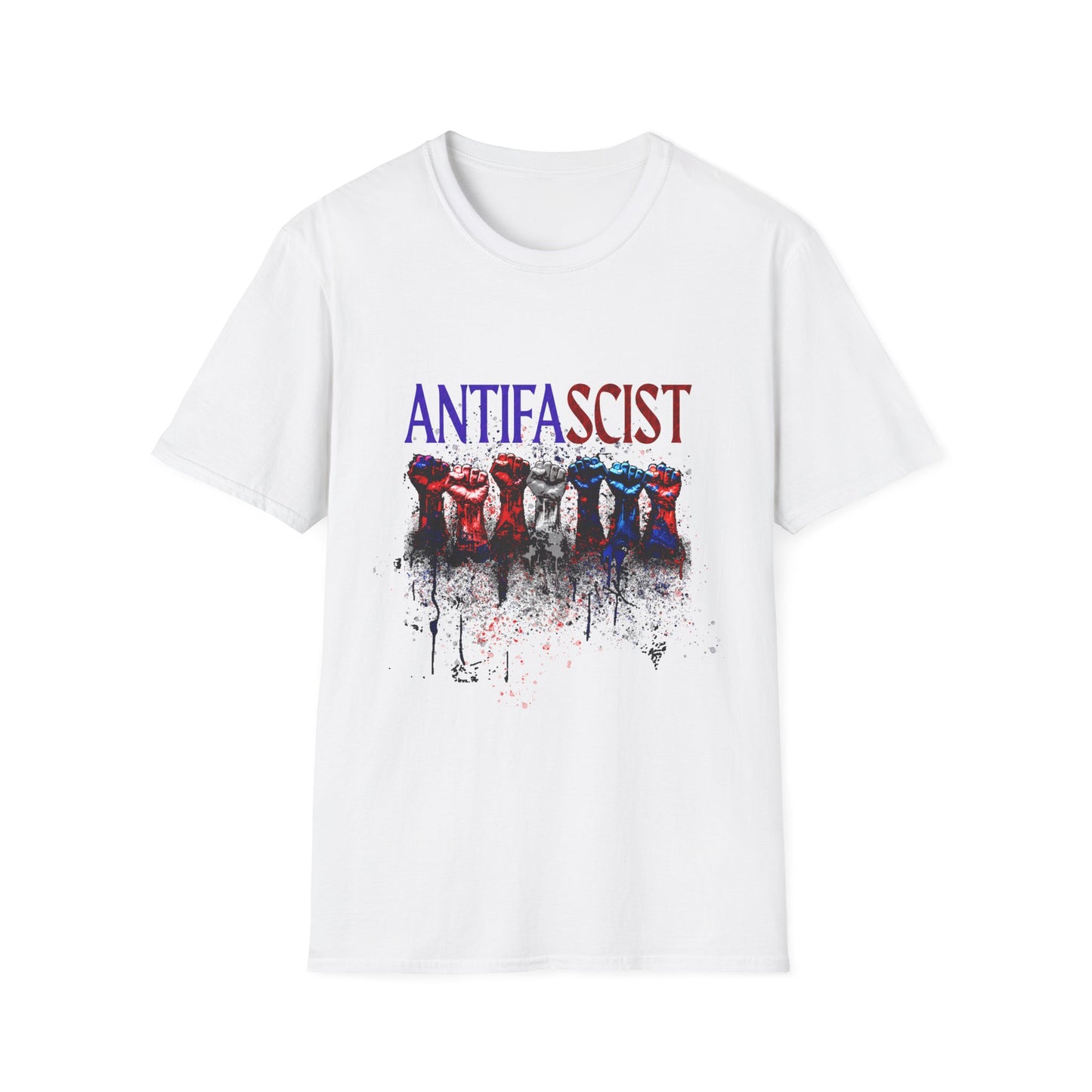 Antifascist Unisex Softstyle T-Shirt Activism Wear