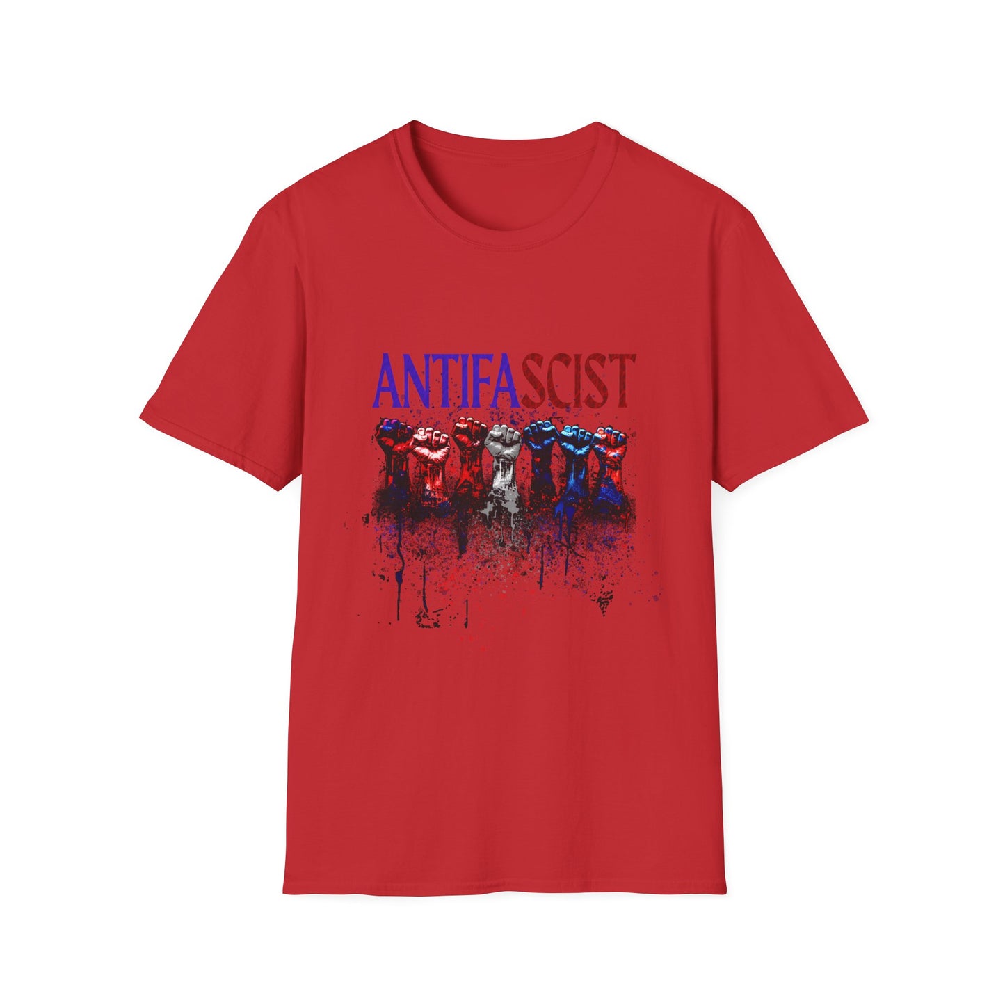 Antifascist Unisex Softstyle T-Shirt Activism Wear