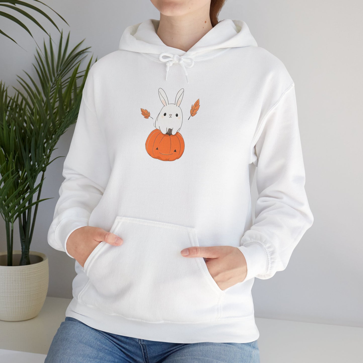 Cute Bunny Pumpkin Hoodie