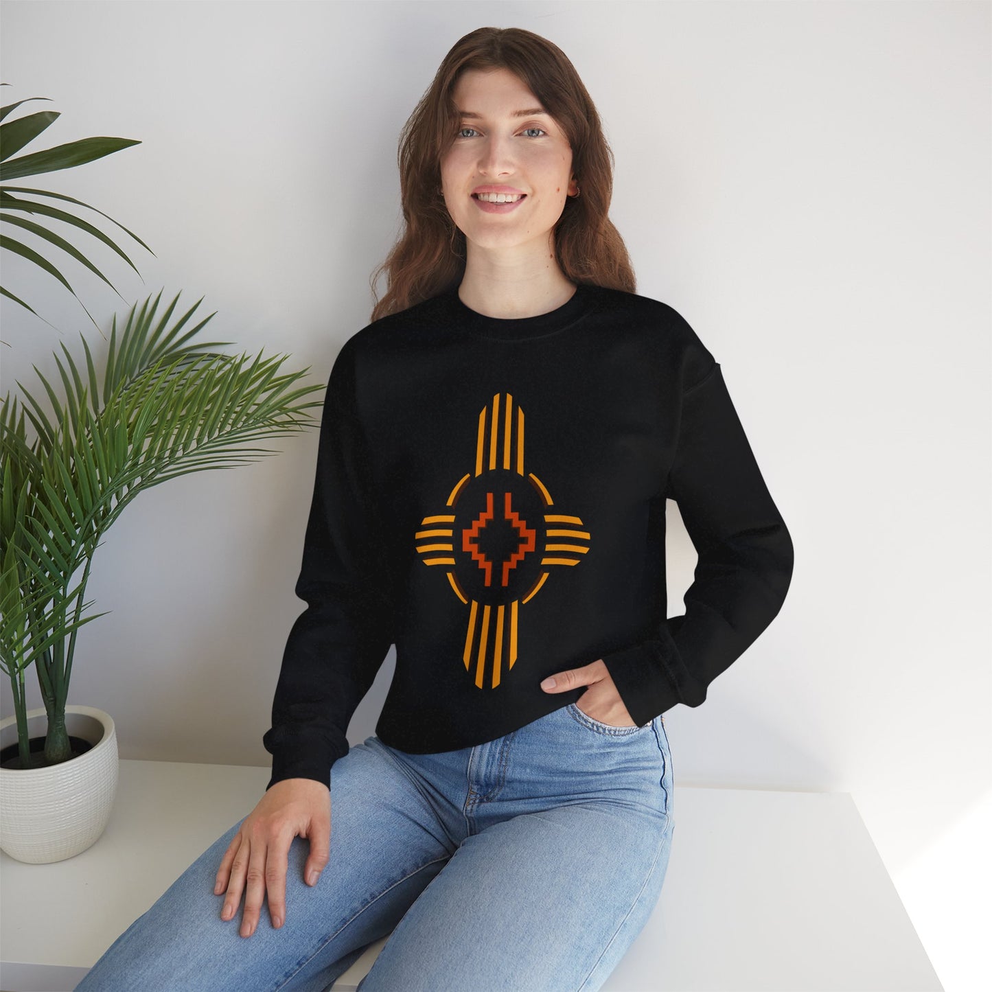 New Mexico Zia Unisex Crewneck Sweatshirt