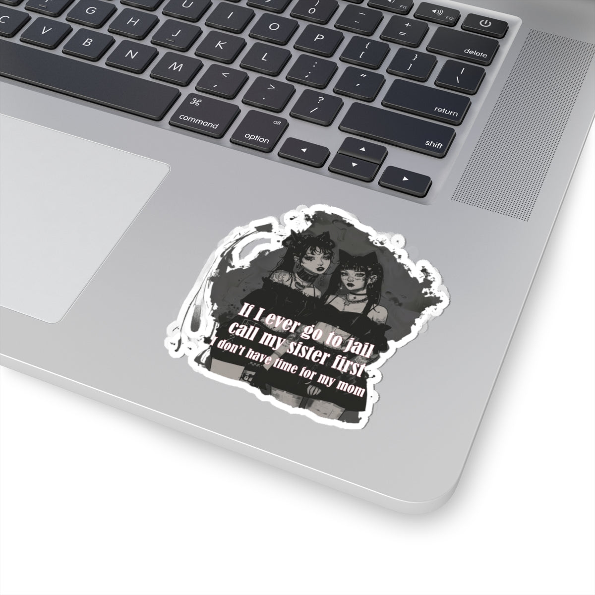 Sister First Kiss-Cut Sticker