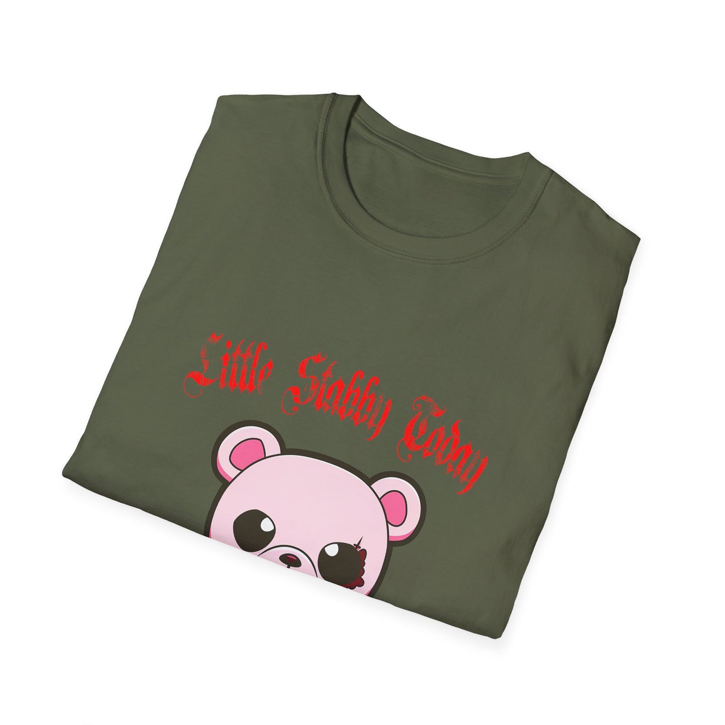 Little Stabby Today Cute Bear Graphic T-Shirt