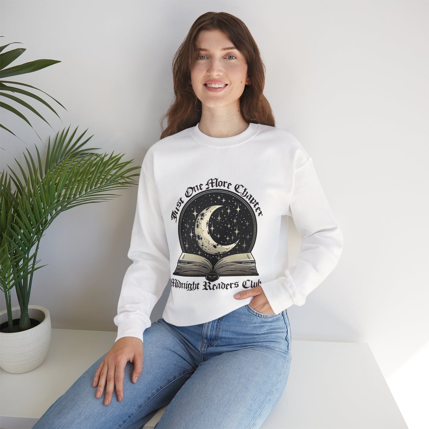 Just One More Chapter - Midnight Readers Club Sweatshirt for Book Lovers