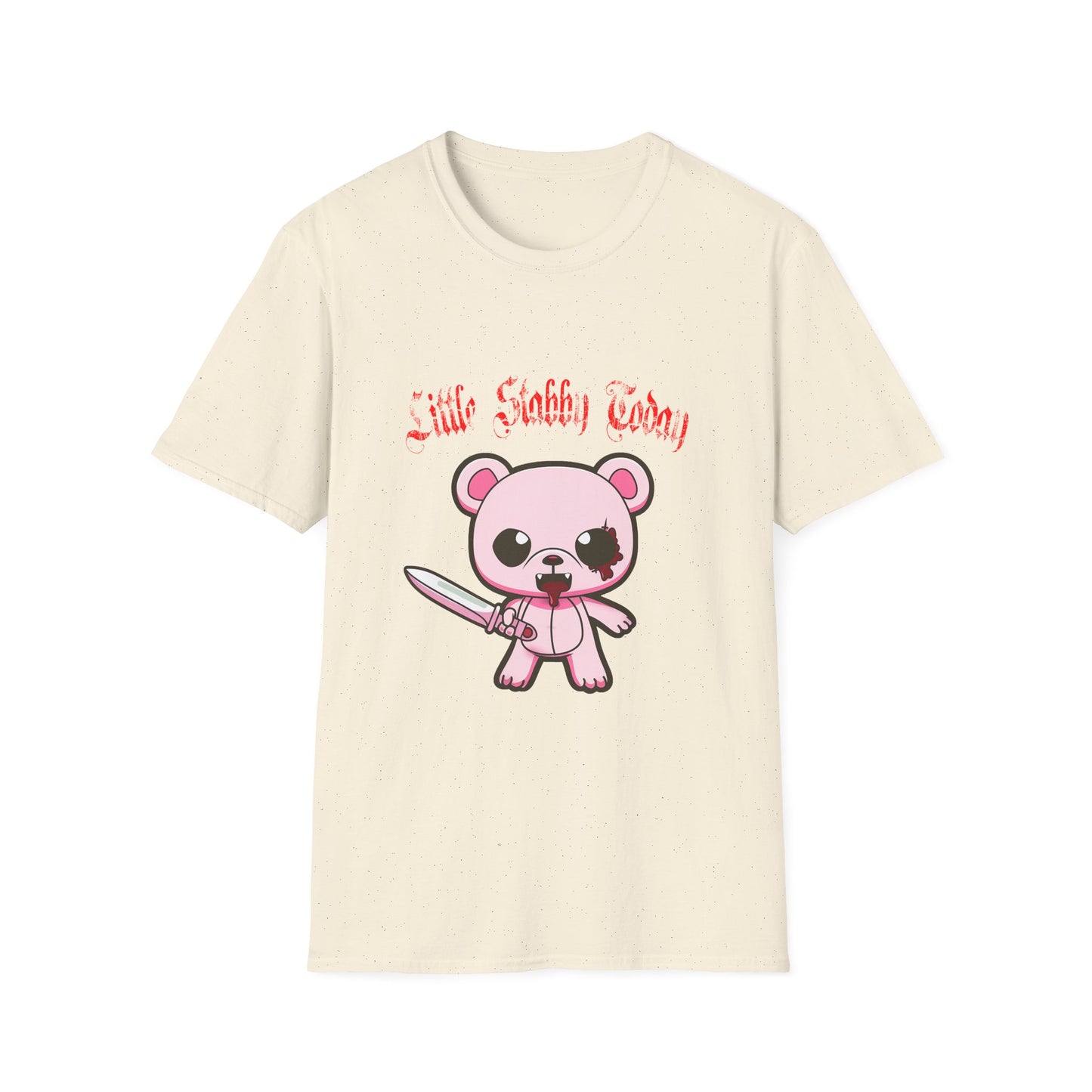 Little Stabby Today Cute Bear Graphic T-Shirt