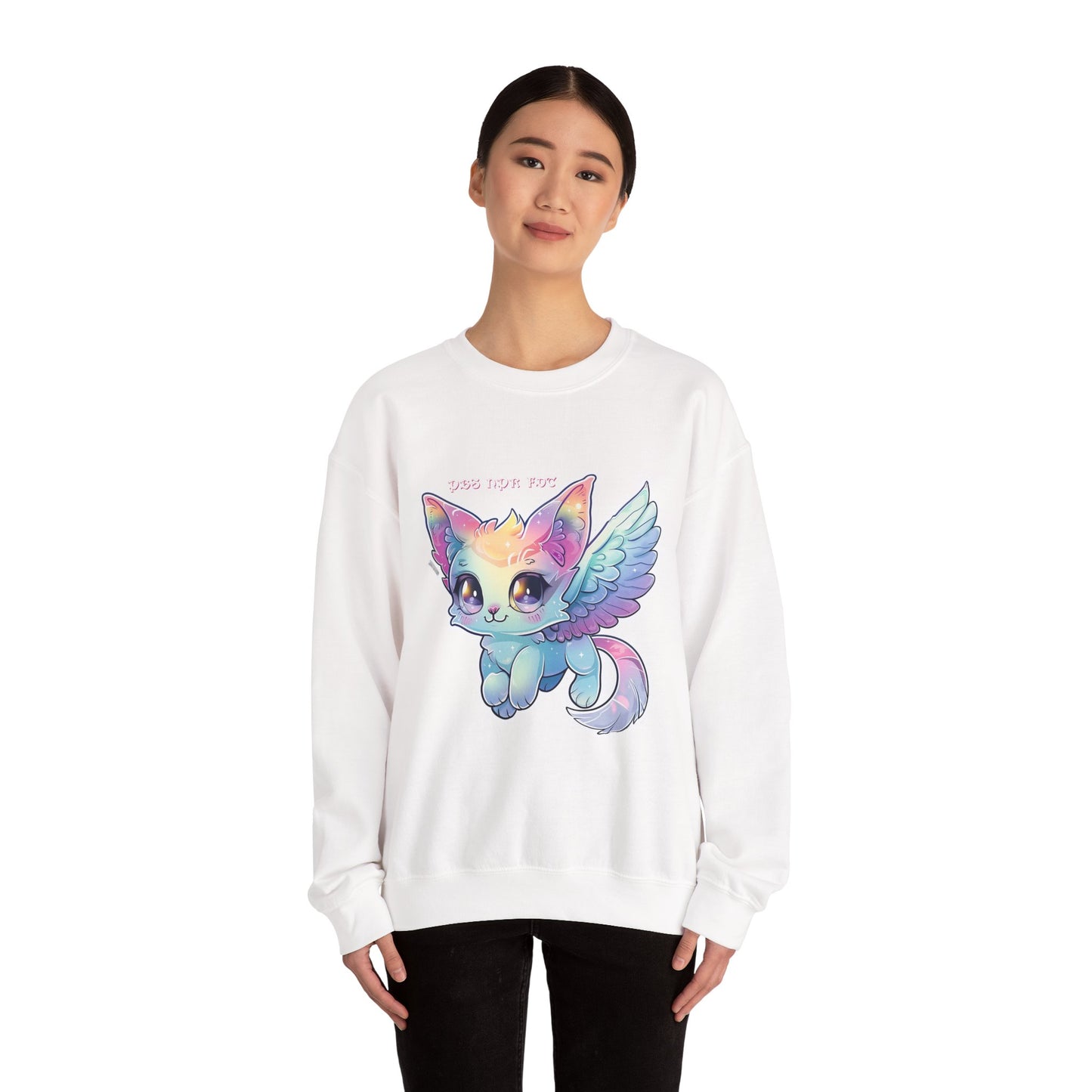 PBS NPR FDT Fantasy Cat Crewneck Sweatshirt