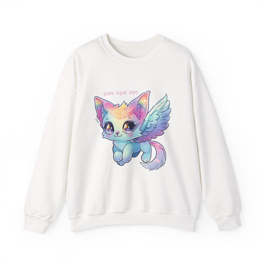 PBS NPR FDT Fantasy Cat Crewneck Sweatshirt