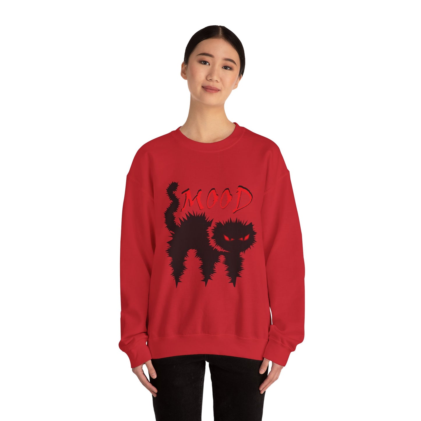 Mood Cat Unisex Crewneck Sweatshirt