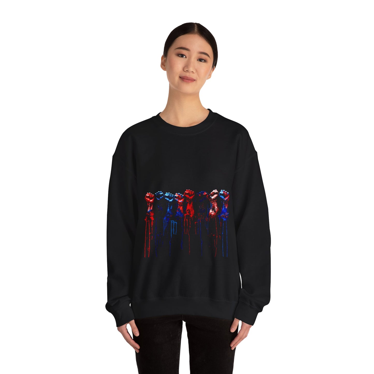 Resist Fist Graphic Crewneck Sweatshirt