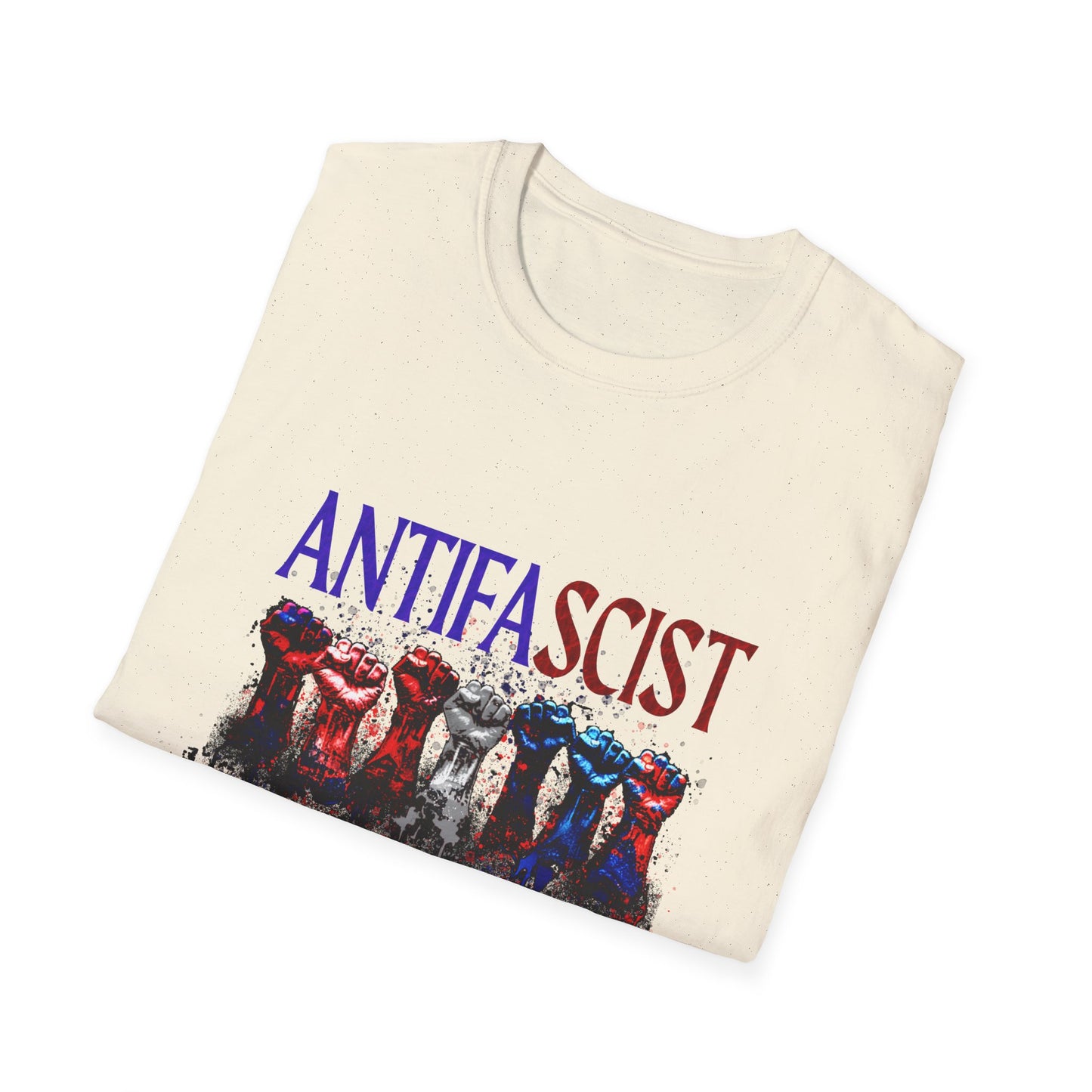 Antifascist Unisex Softstyle T-Shirt Activism Wear