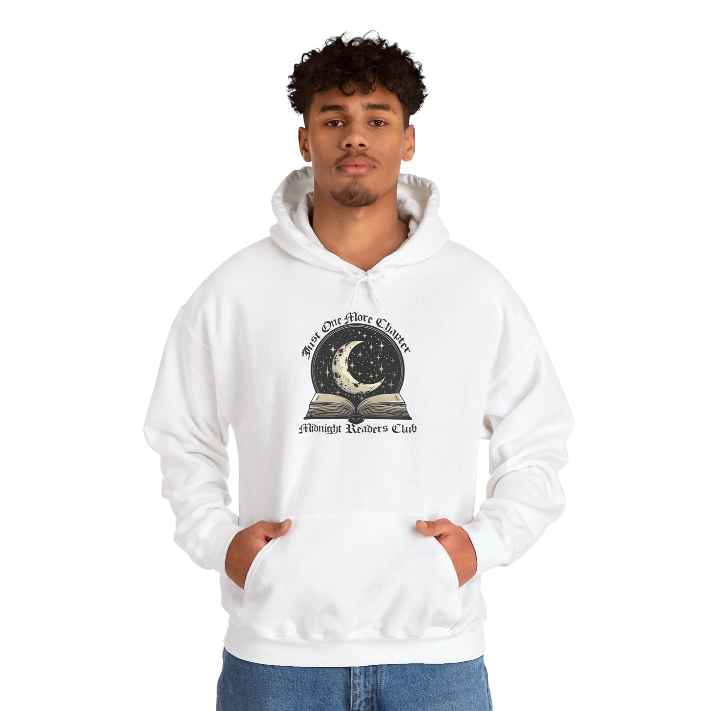 Just One More Chapter - Midnight Readers Club Hoodie for Book Lovers