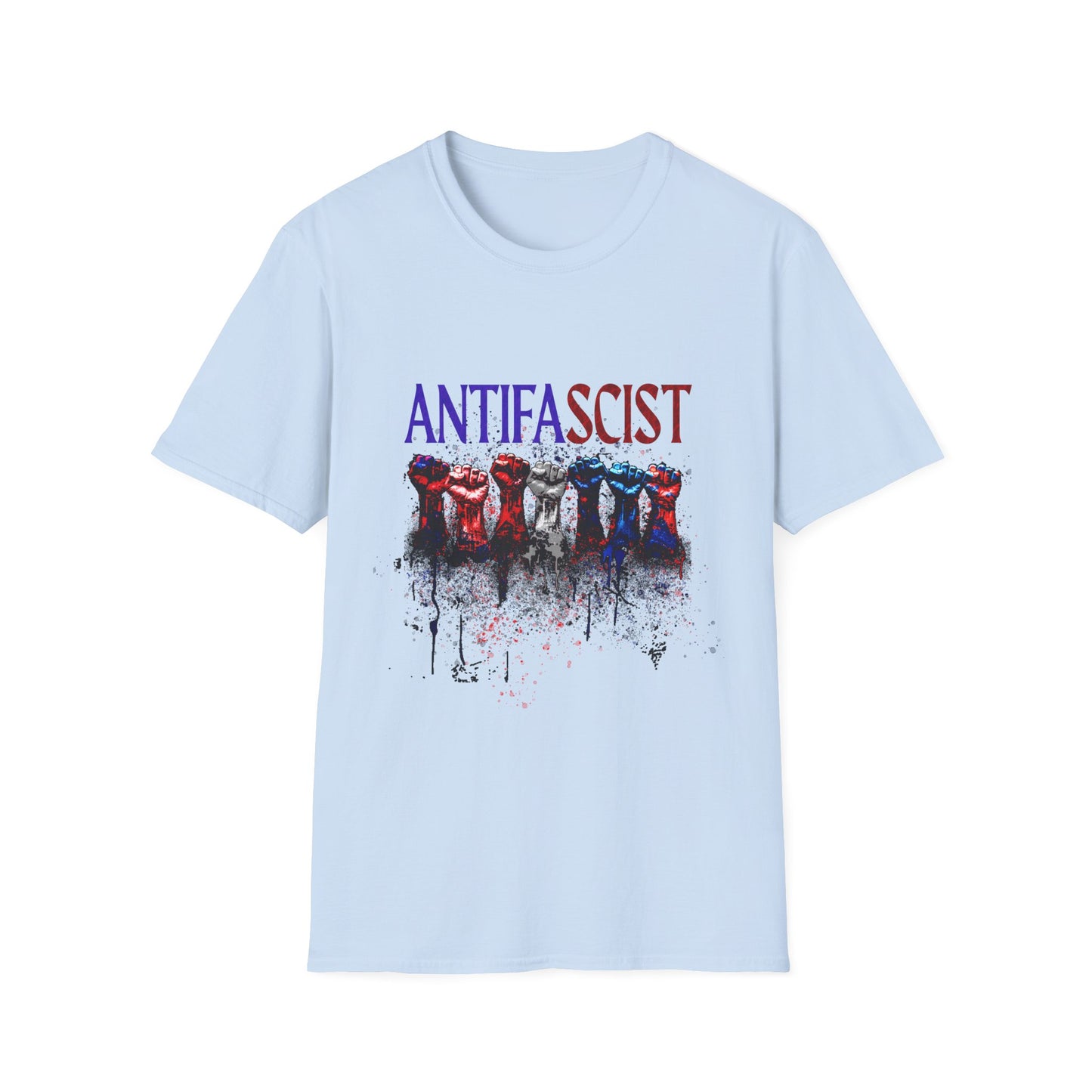 Antifascist Unisex Softstyle T-Shirt Activism Wear