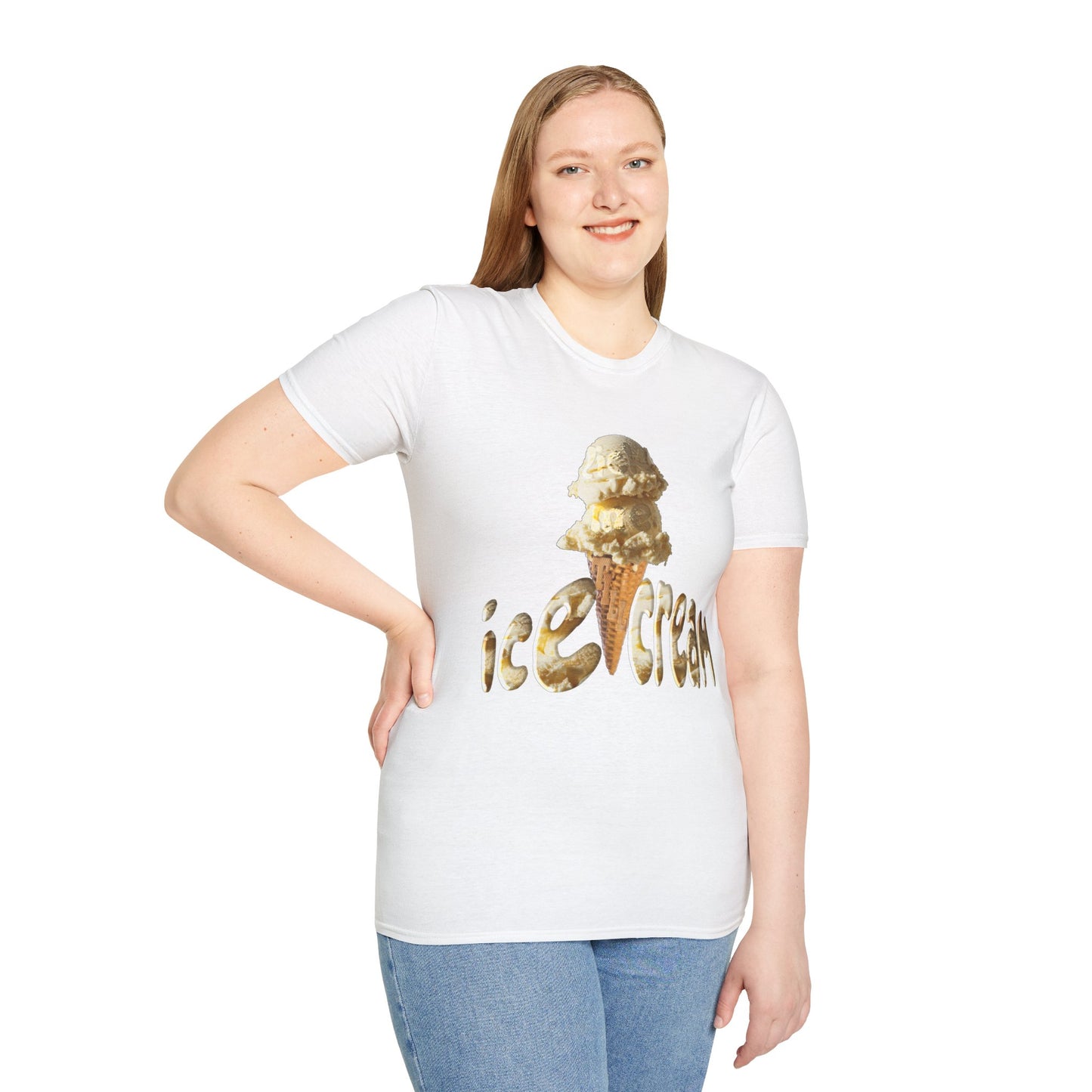Lick Me Till Ice Cream Lover Unisex Softstyle T-Shirt