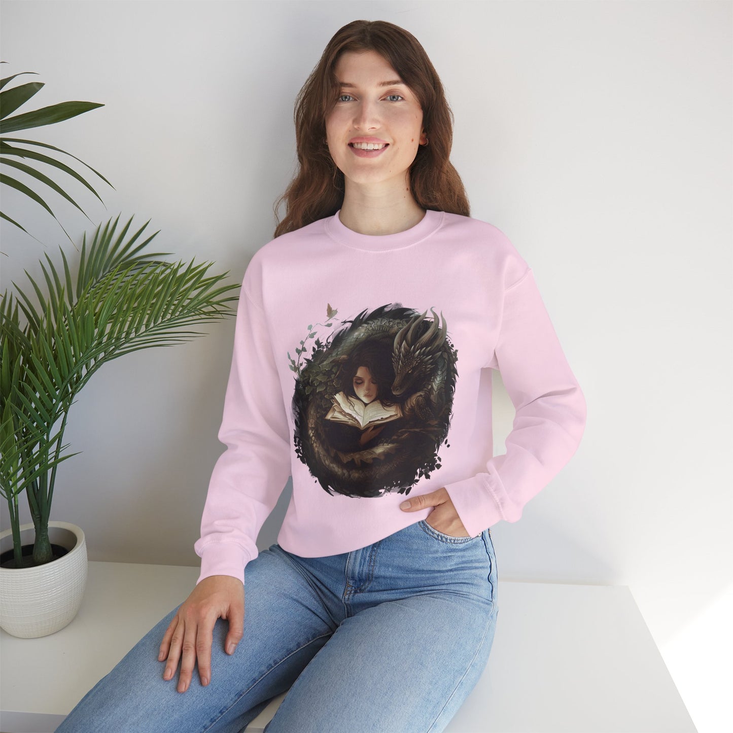Creature Comforts Fantasy Dragon Crewneck Sweatshirt