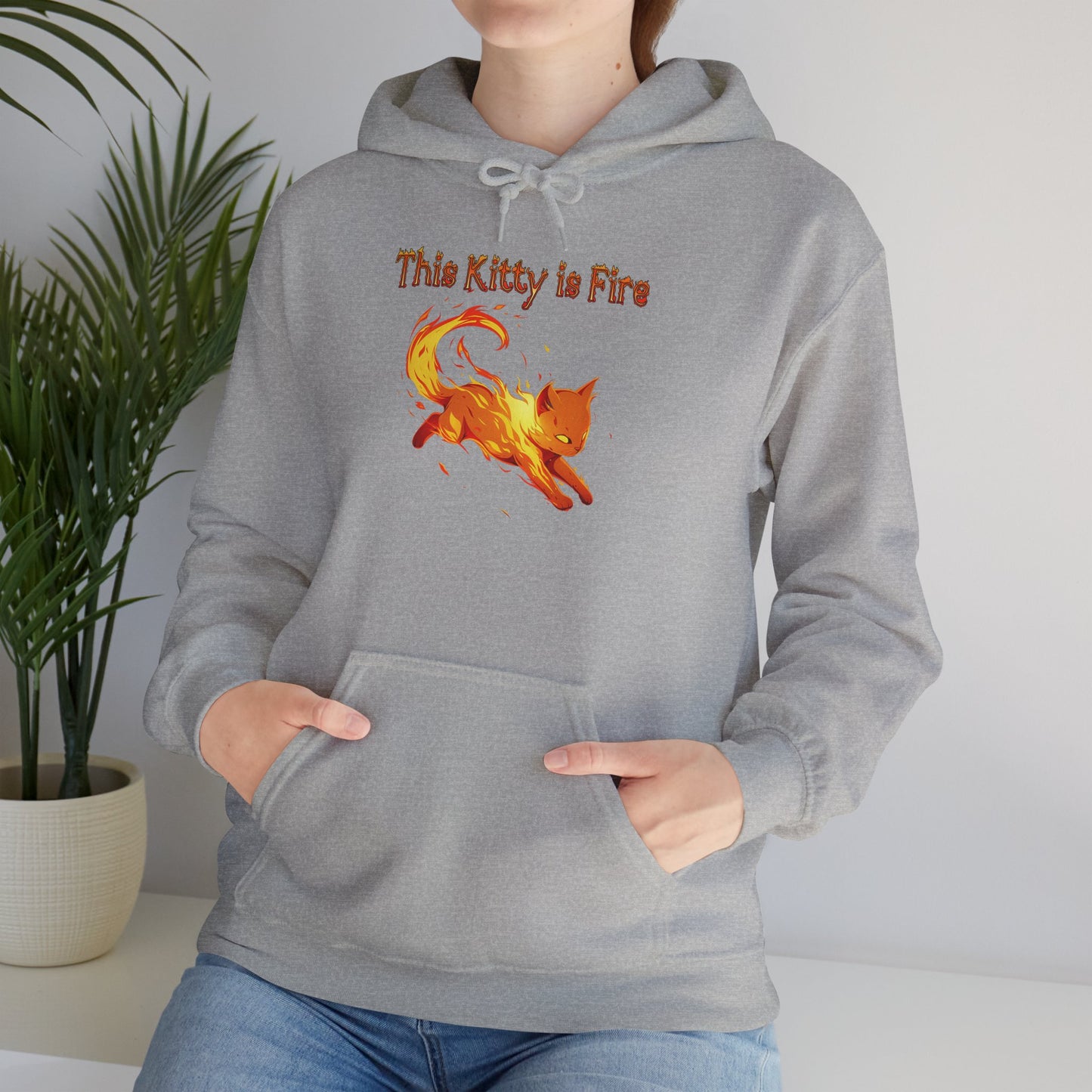 This Kitty is Fire Unisex Hoodie