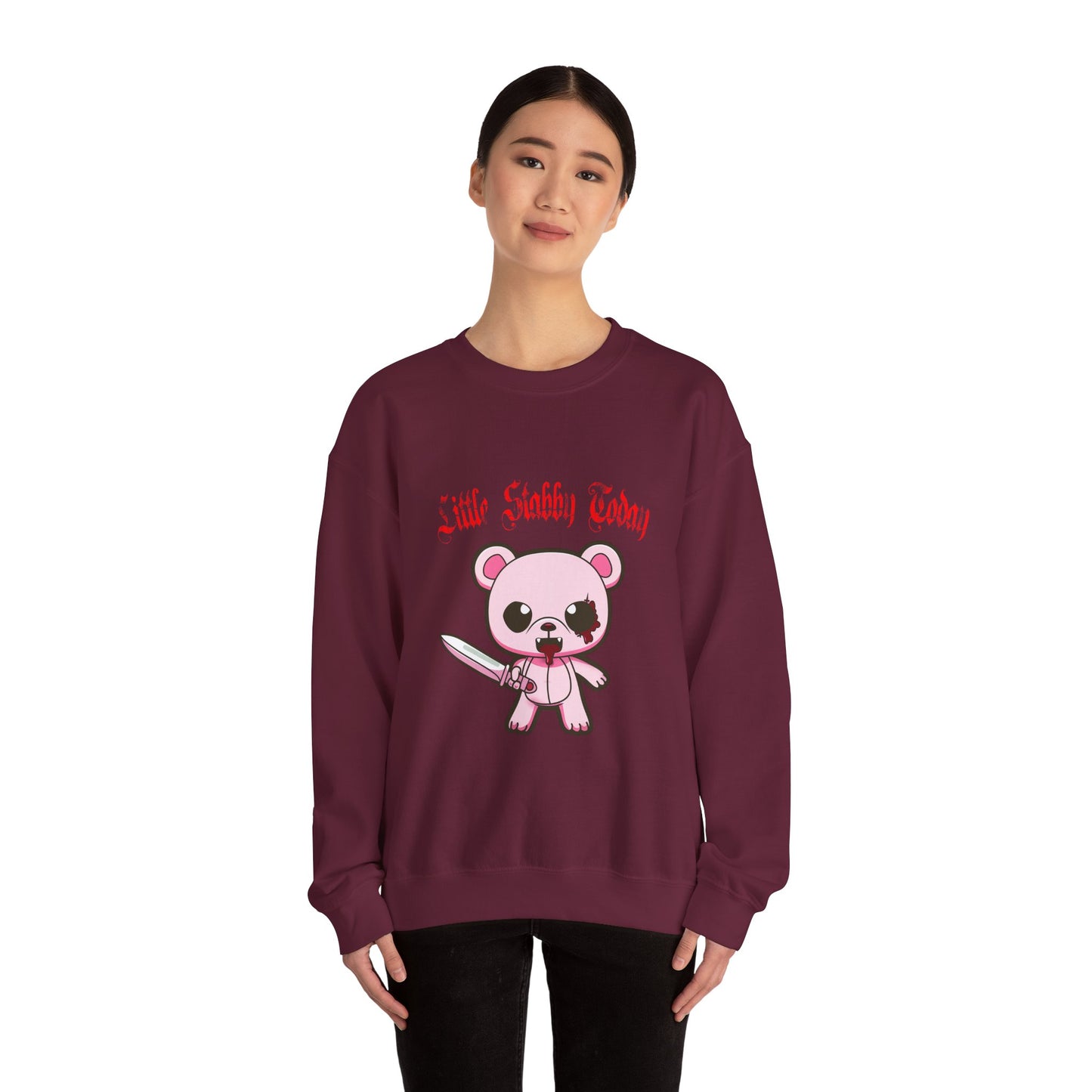 Little Stabby Today Bear Sweatshirt