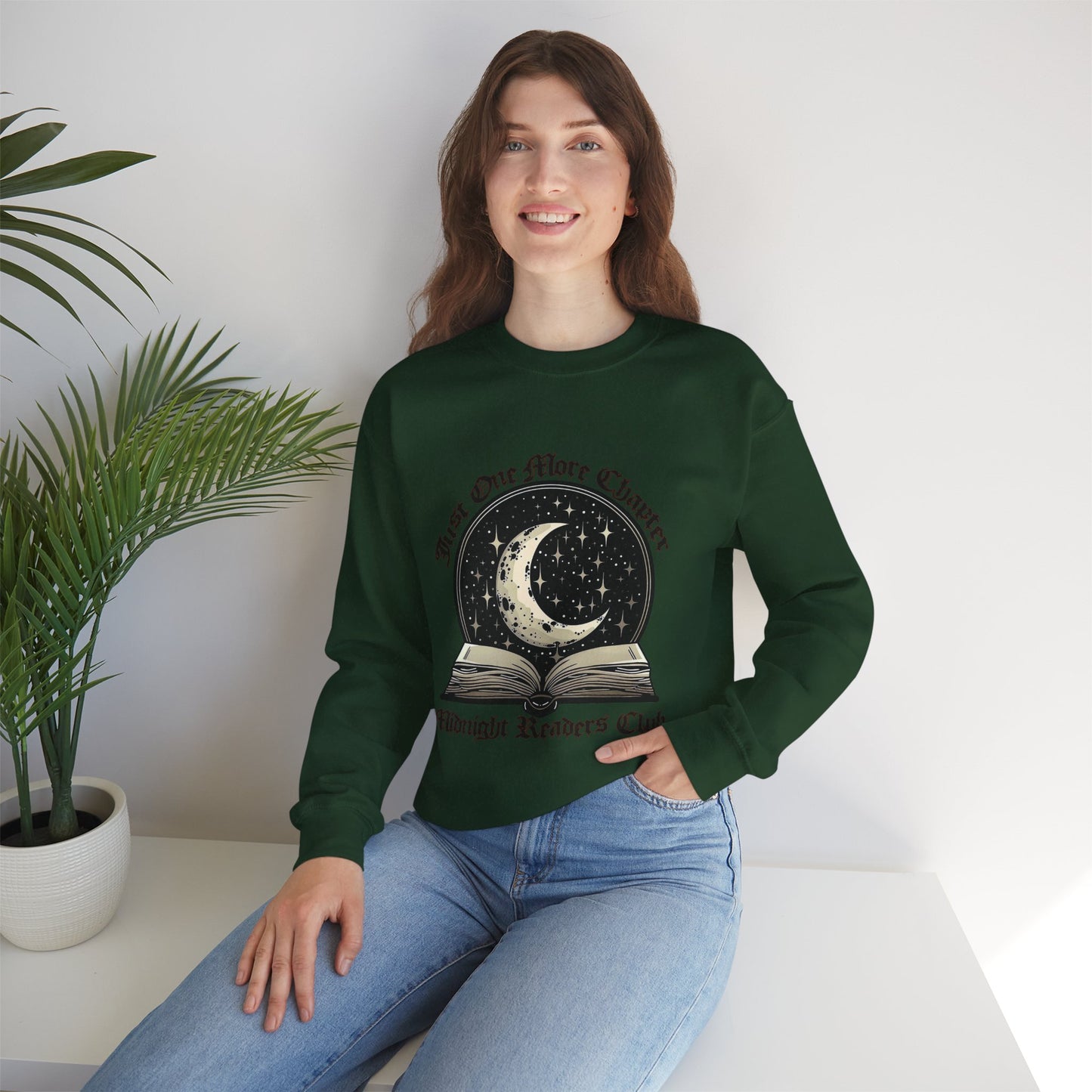 Just One More Chapter - Midnight Readers Club Sweatshirt for Book Lovers