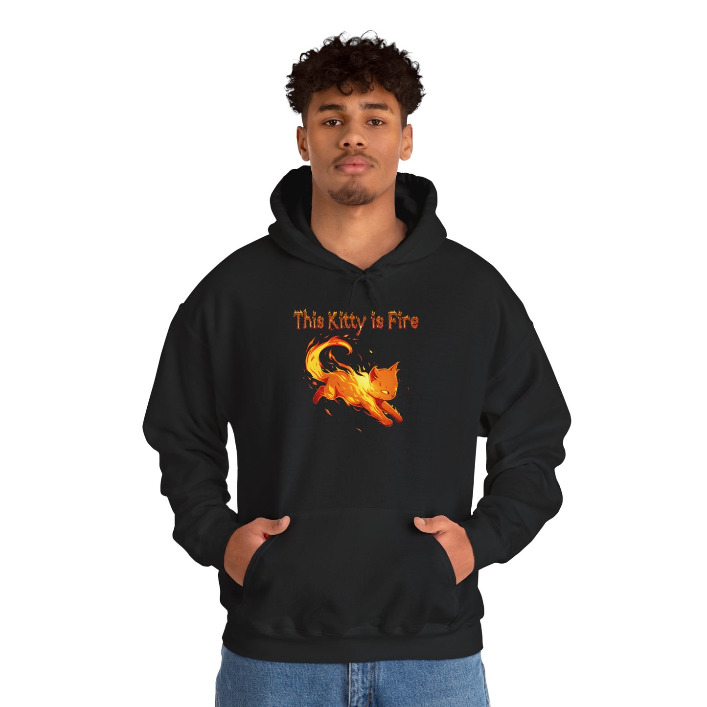 This Kitty is Fire Unisex Hoodie