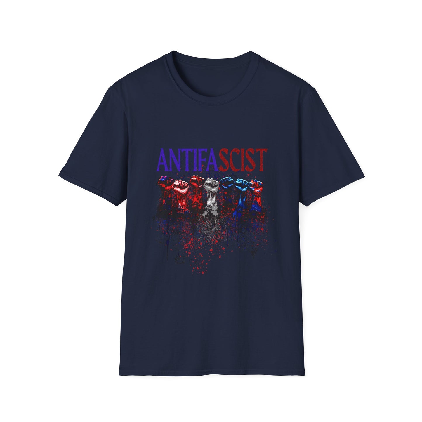 Antifascist Unisex Softstyle T-Shirt Activism Wear