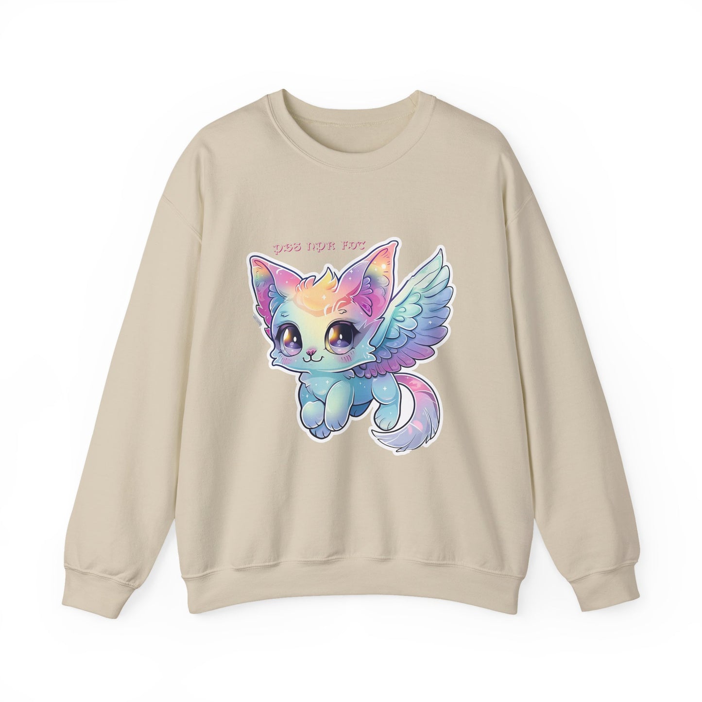 PBS NPR FDT Fantasy Cat Crewneck Sweatshirt