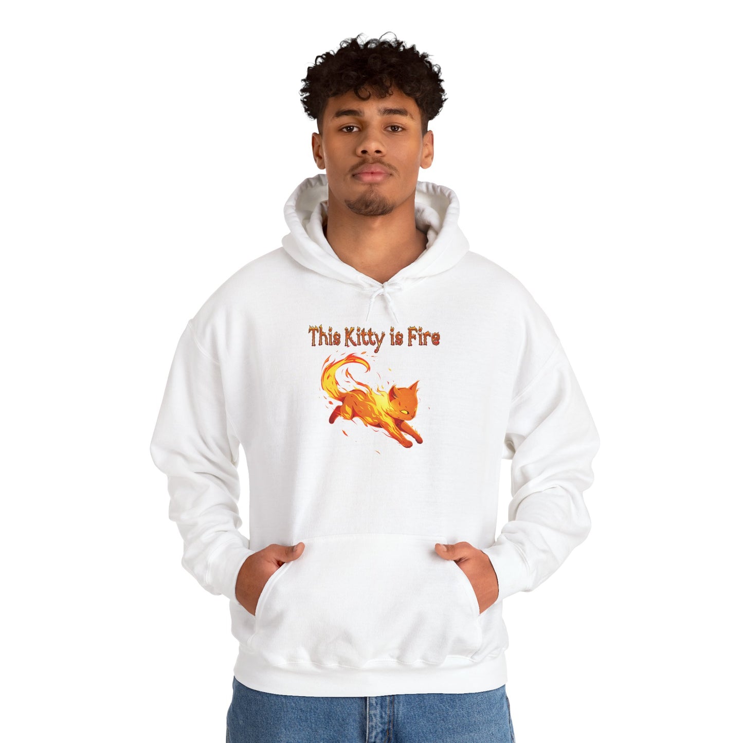 This Kitty is Fire Unisex Hoodie