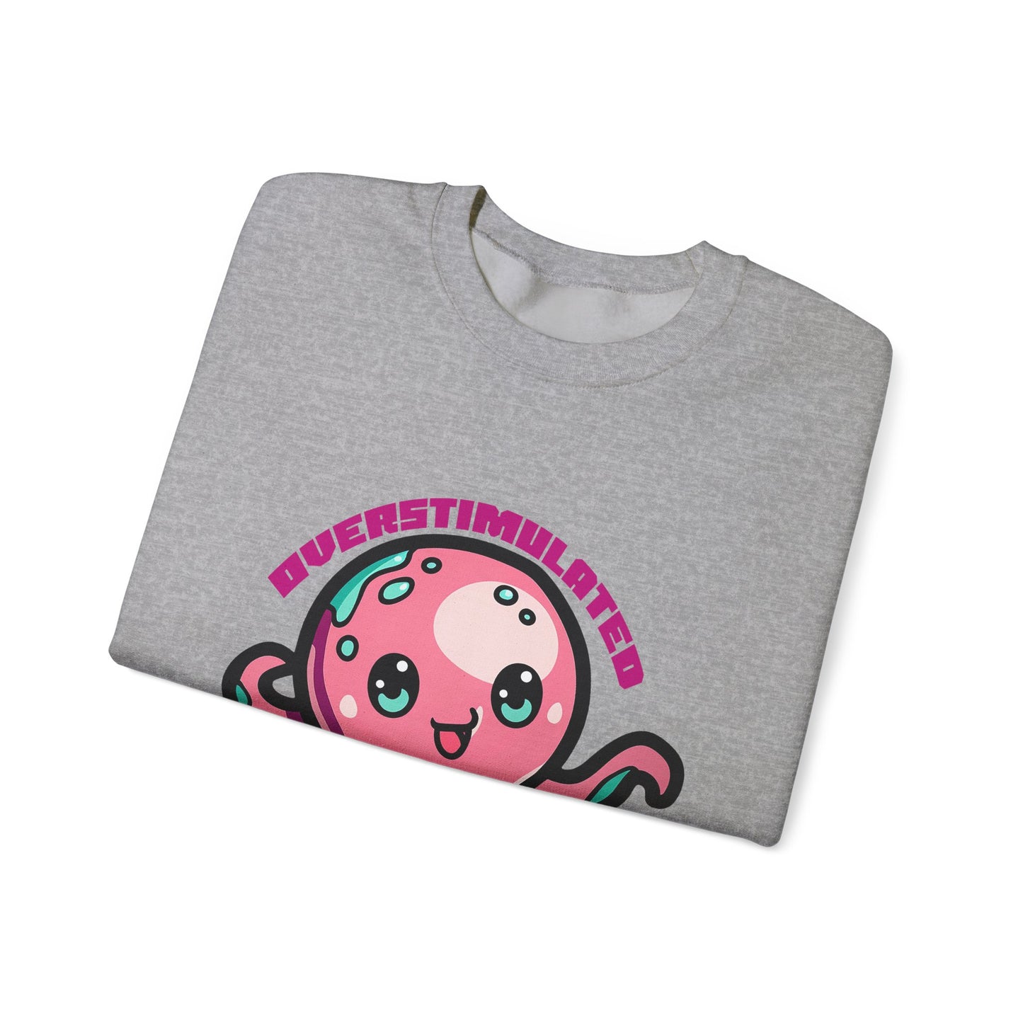 Overstimulated Octopus Graphic Sweatshirt