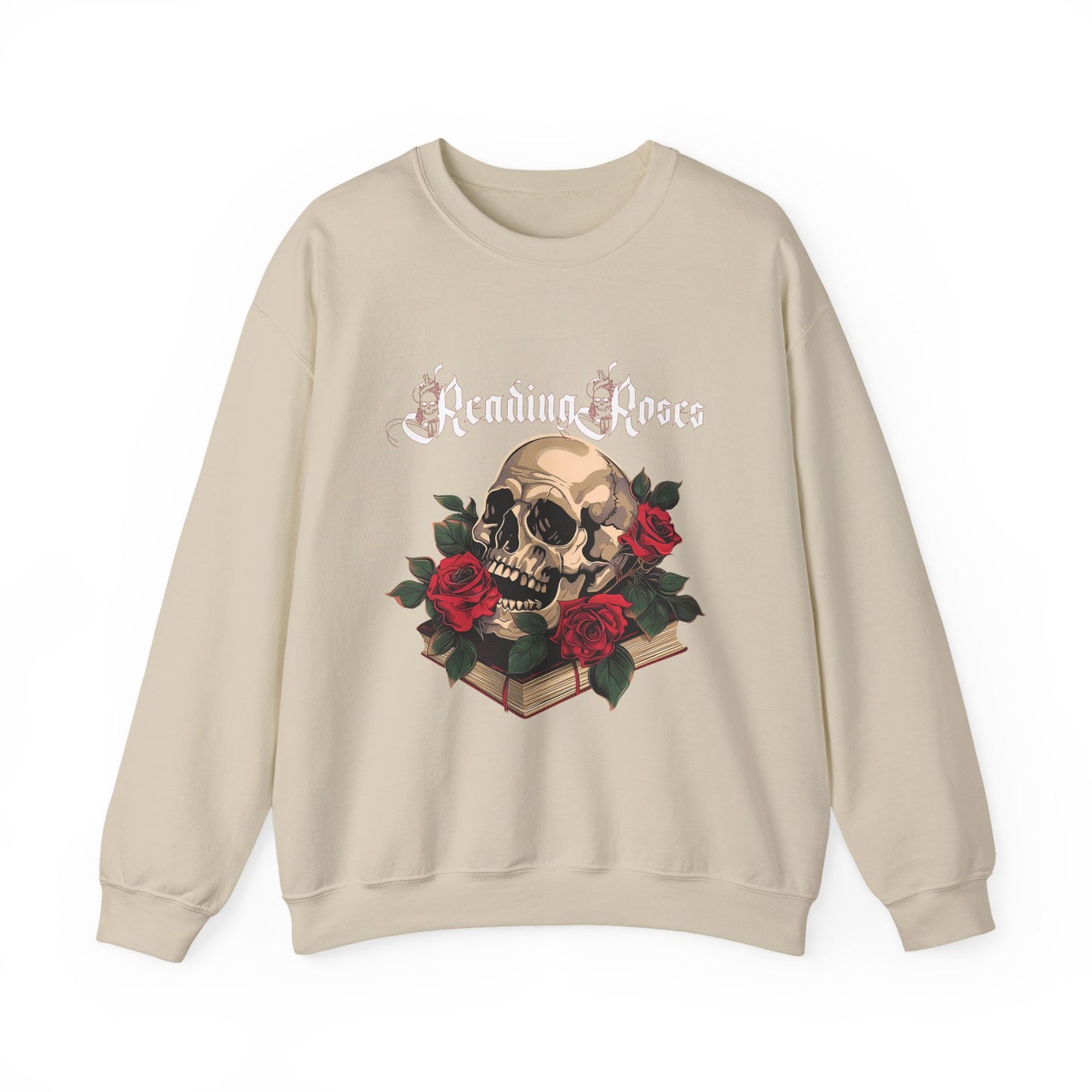 Reading Roses Crewneck Sweatshirt WtLtr