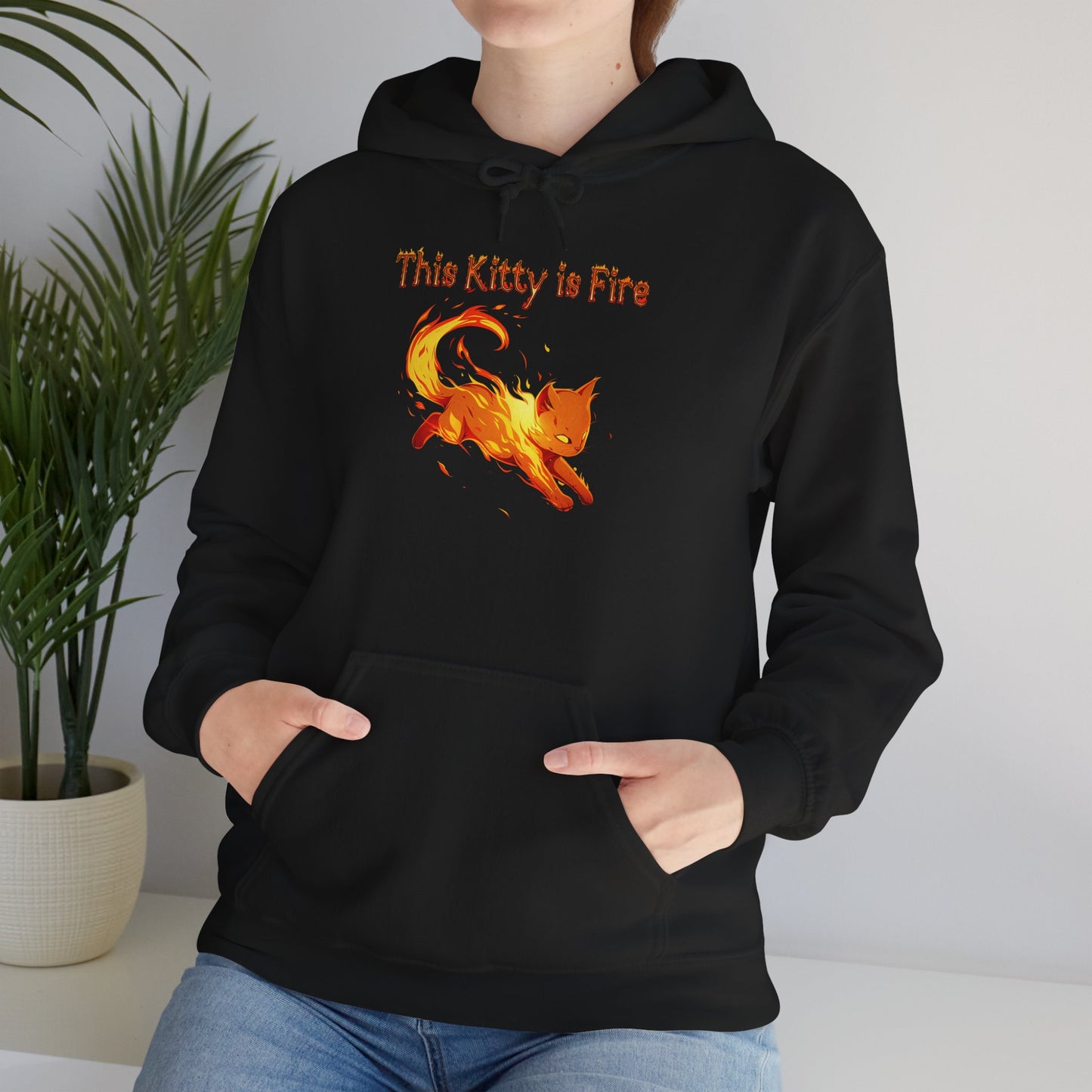 This Kitty is Fire Unisex Hoodie