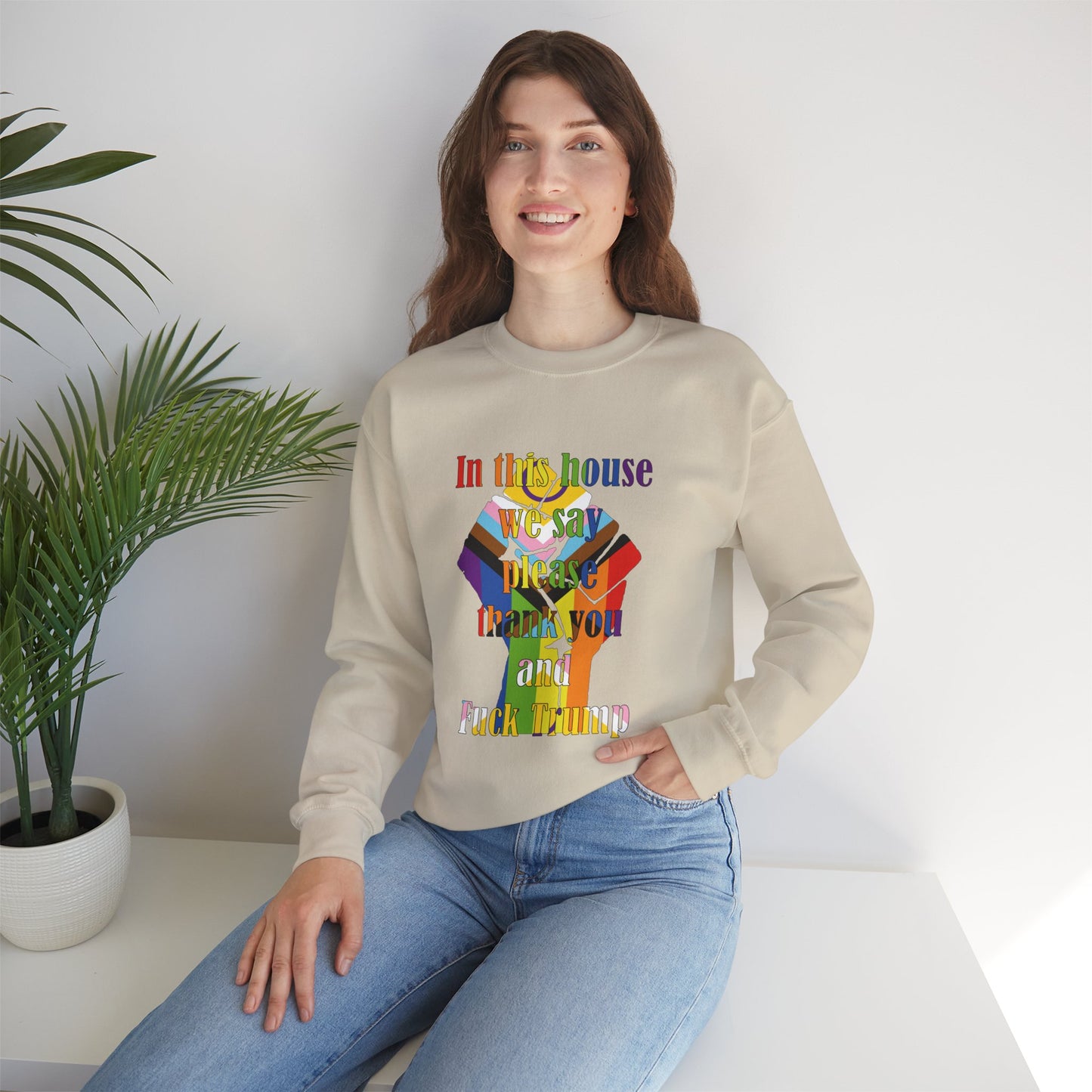 In This House Crewneck Sweatshirt